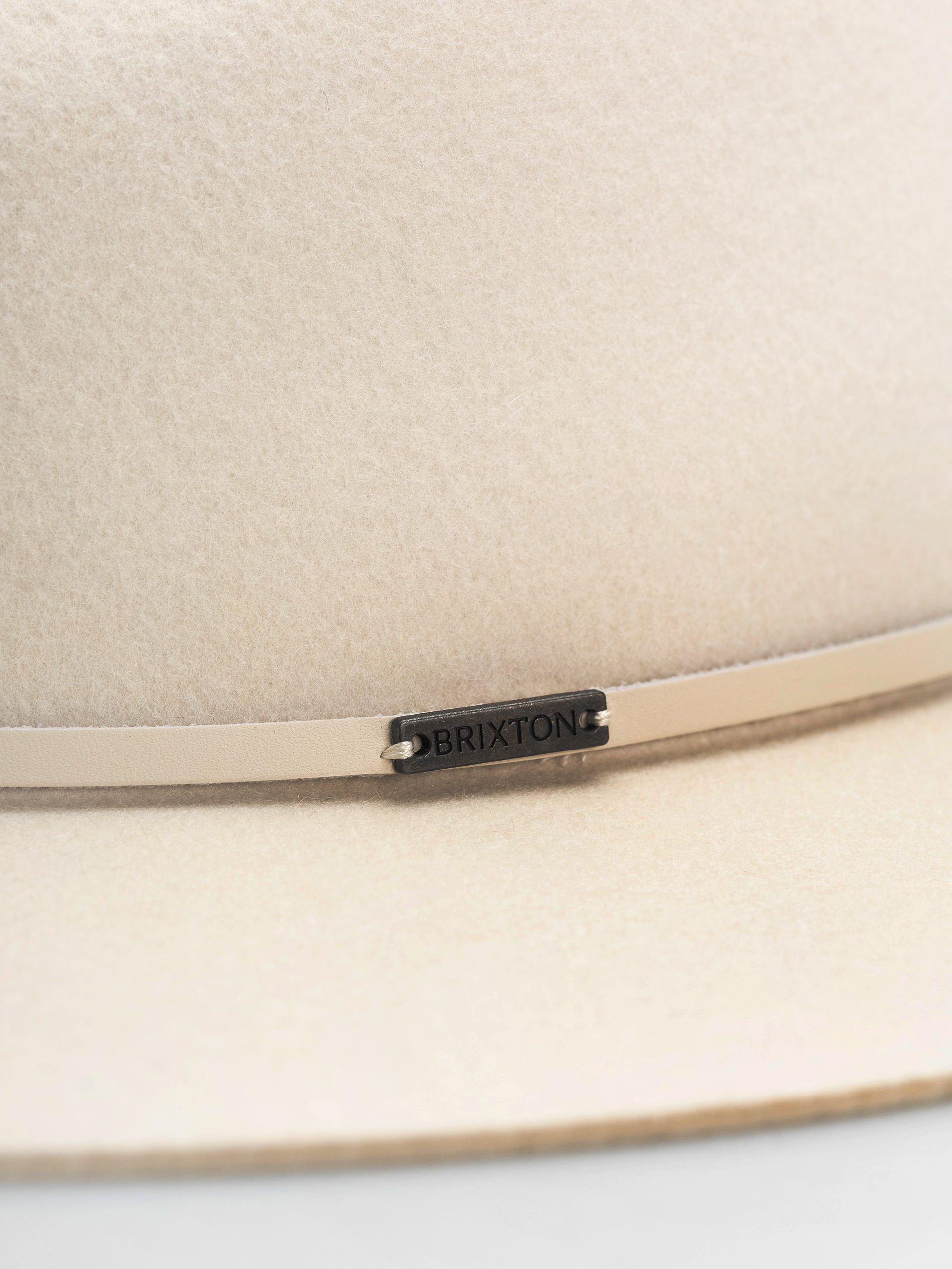 Шапка с периферия Brixton Wesley Fedora (off white)