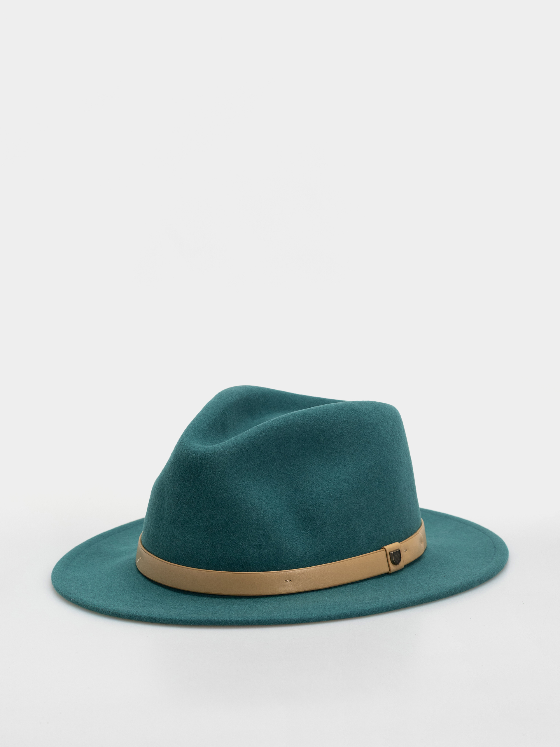 Шапка с периферия Brixton Messer Fedora (transformative teal)