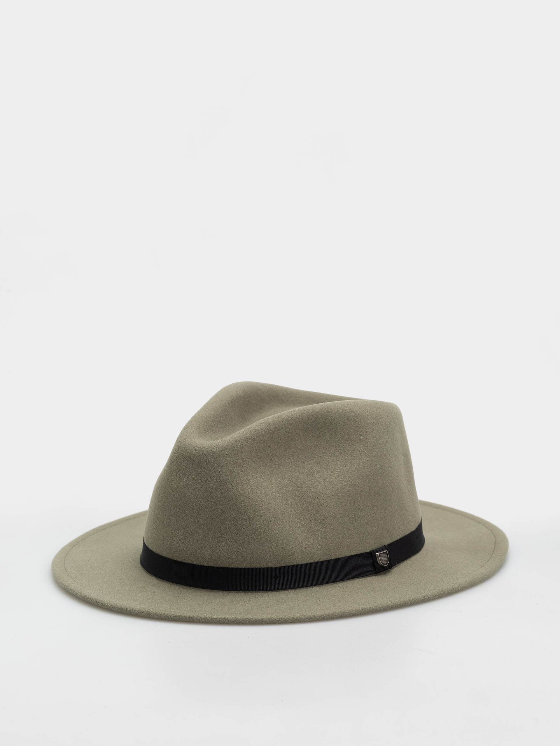 Шапка с периферия Brixton Messer Packable Fedora (olive surplus/black)