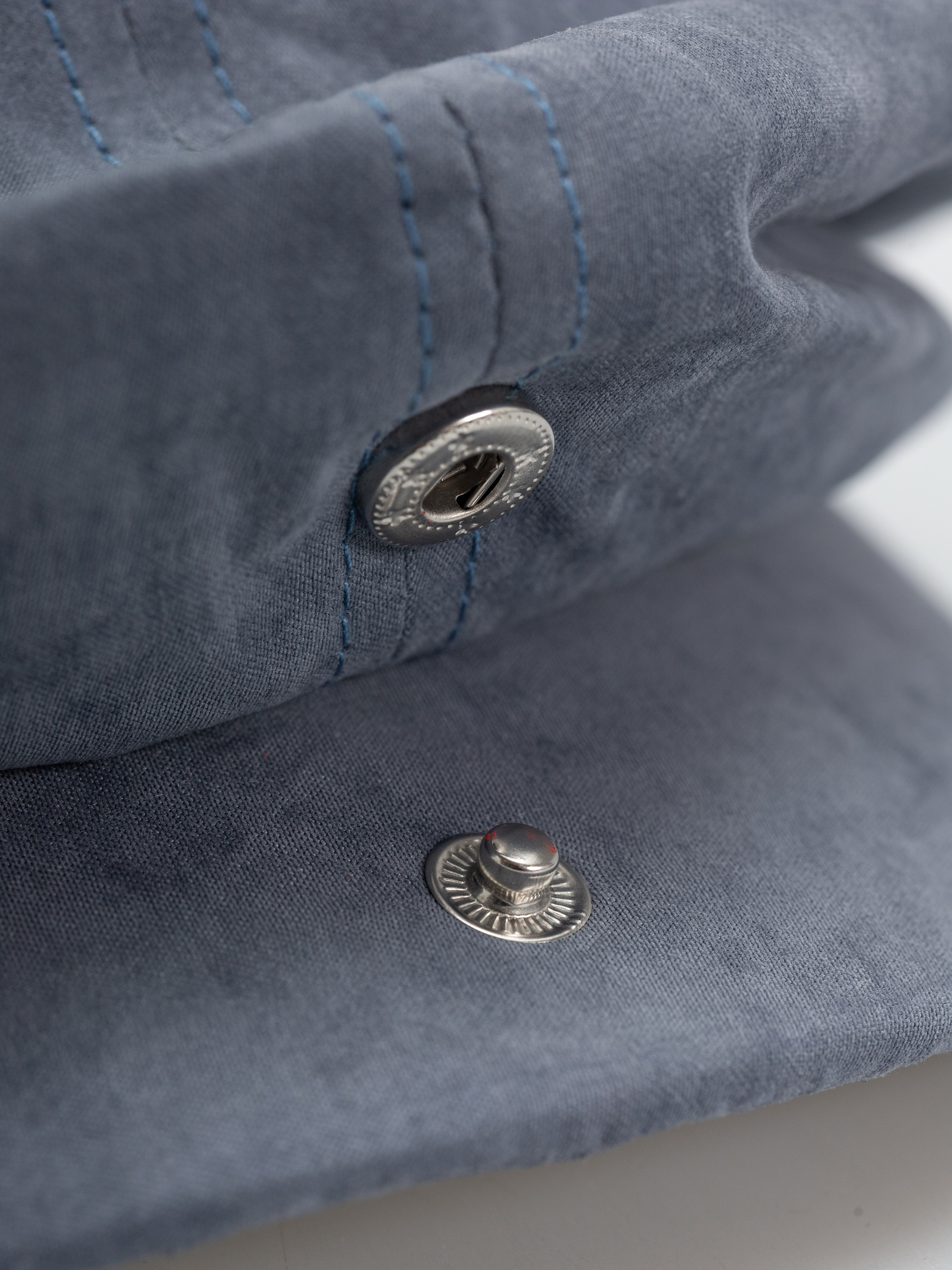 Каскет Brixton Brood Snap (slate blue brushed satin)