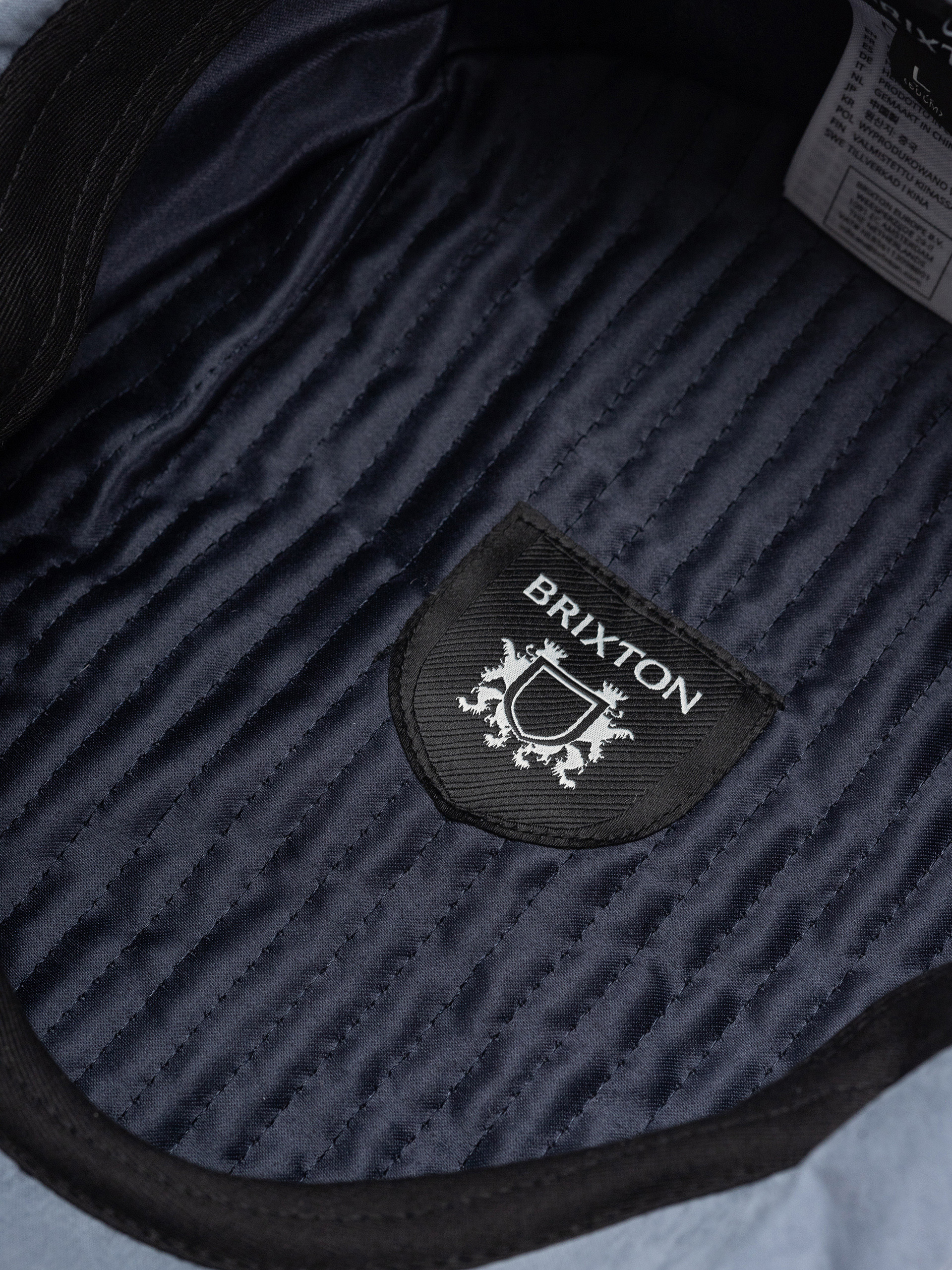 Каскет Brixton Brood Snap (slate blue brushed satin)