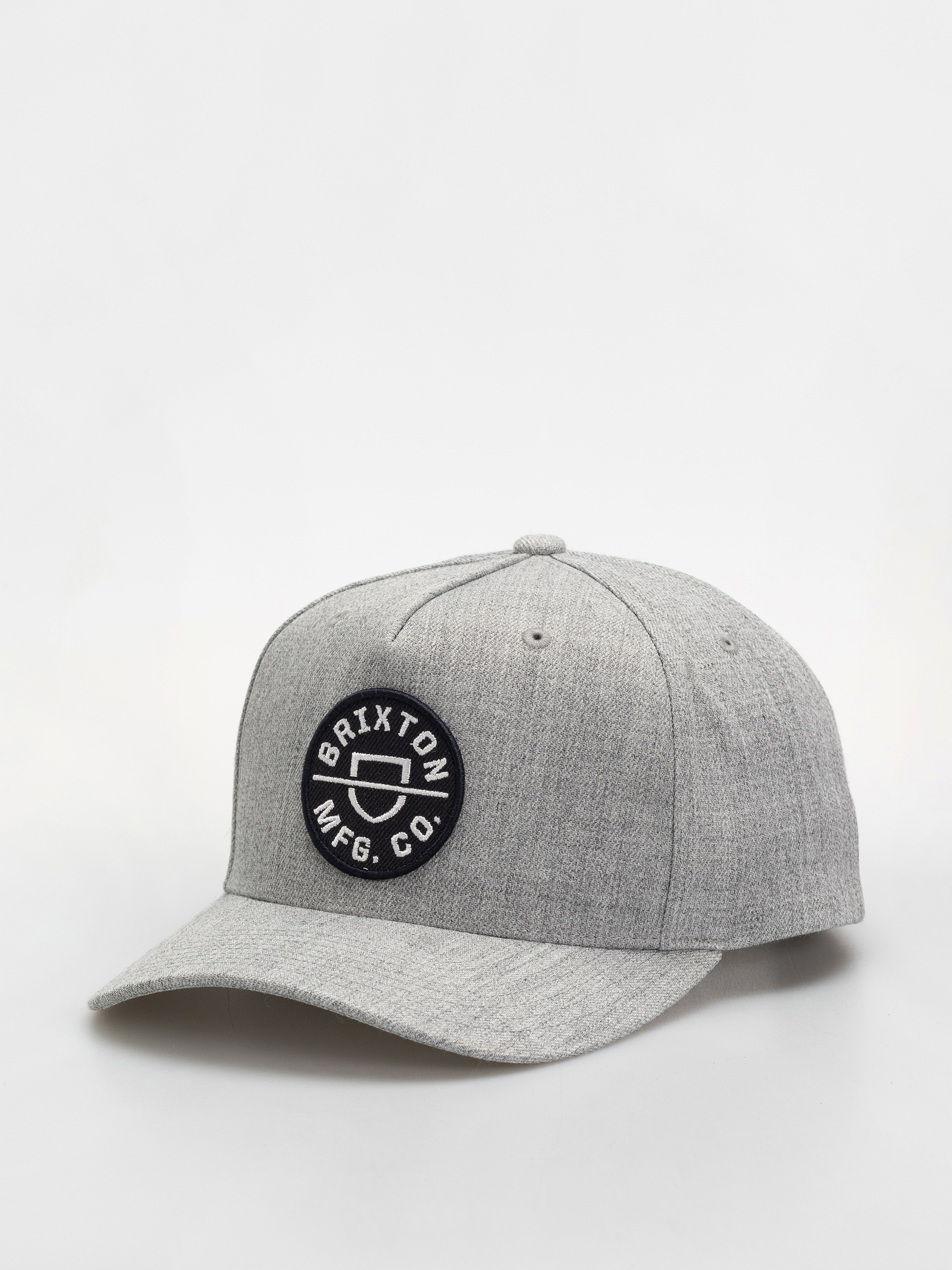 u0428u0430u043fu043au0430 u0441 u043au043eu0437u0438u0440u043au0430 Brixton Crest C Mp Snapback (light heather grey/light heath)