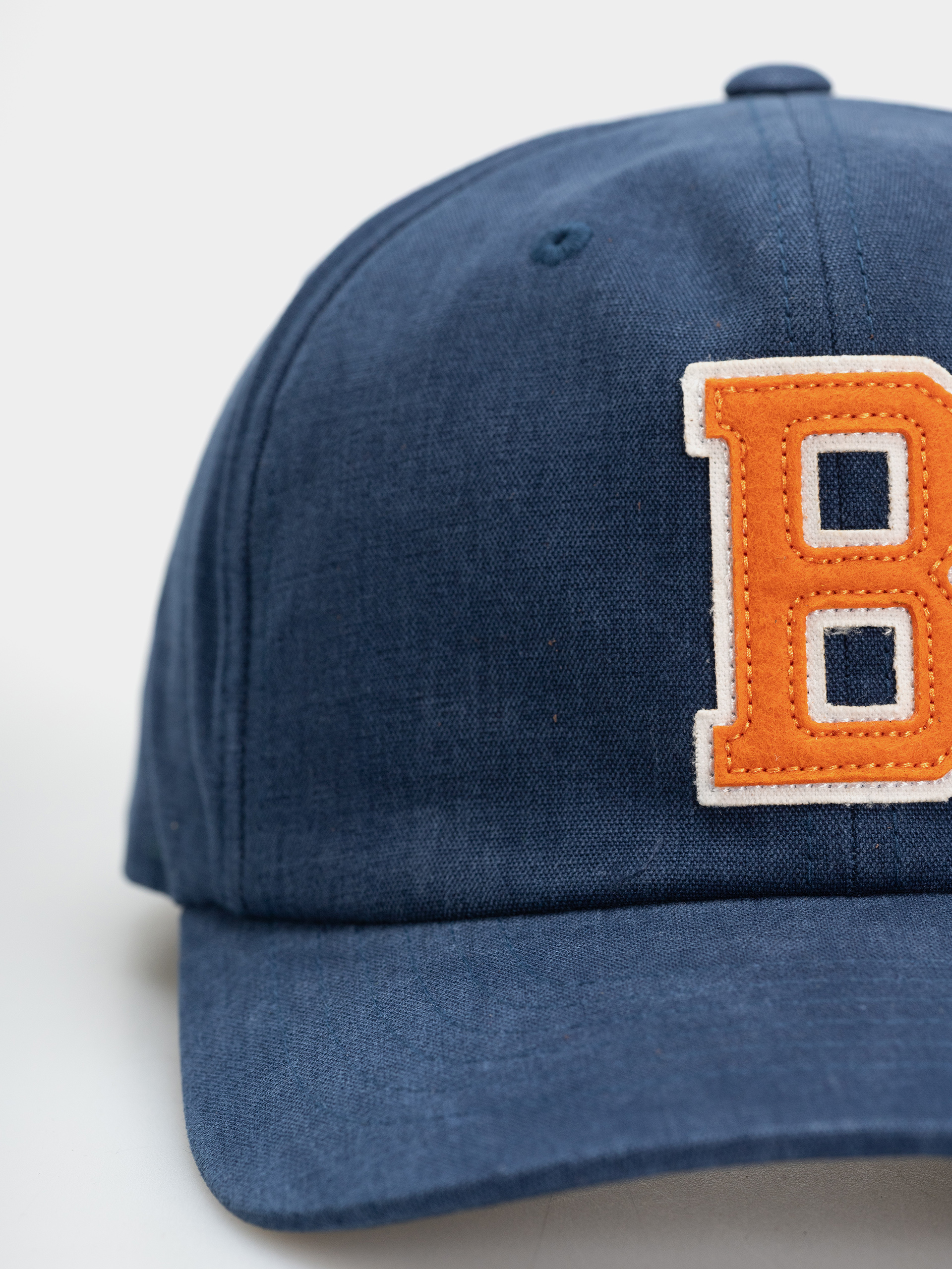 Шапка с козирка Brixton Big B Mp Adj (midnight blue/orange)