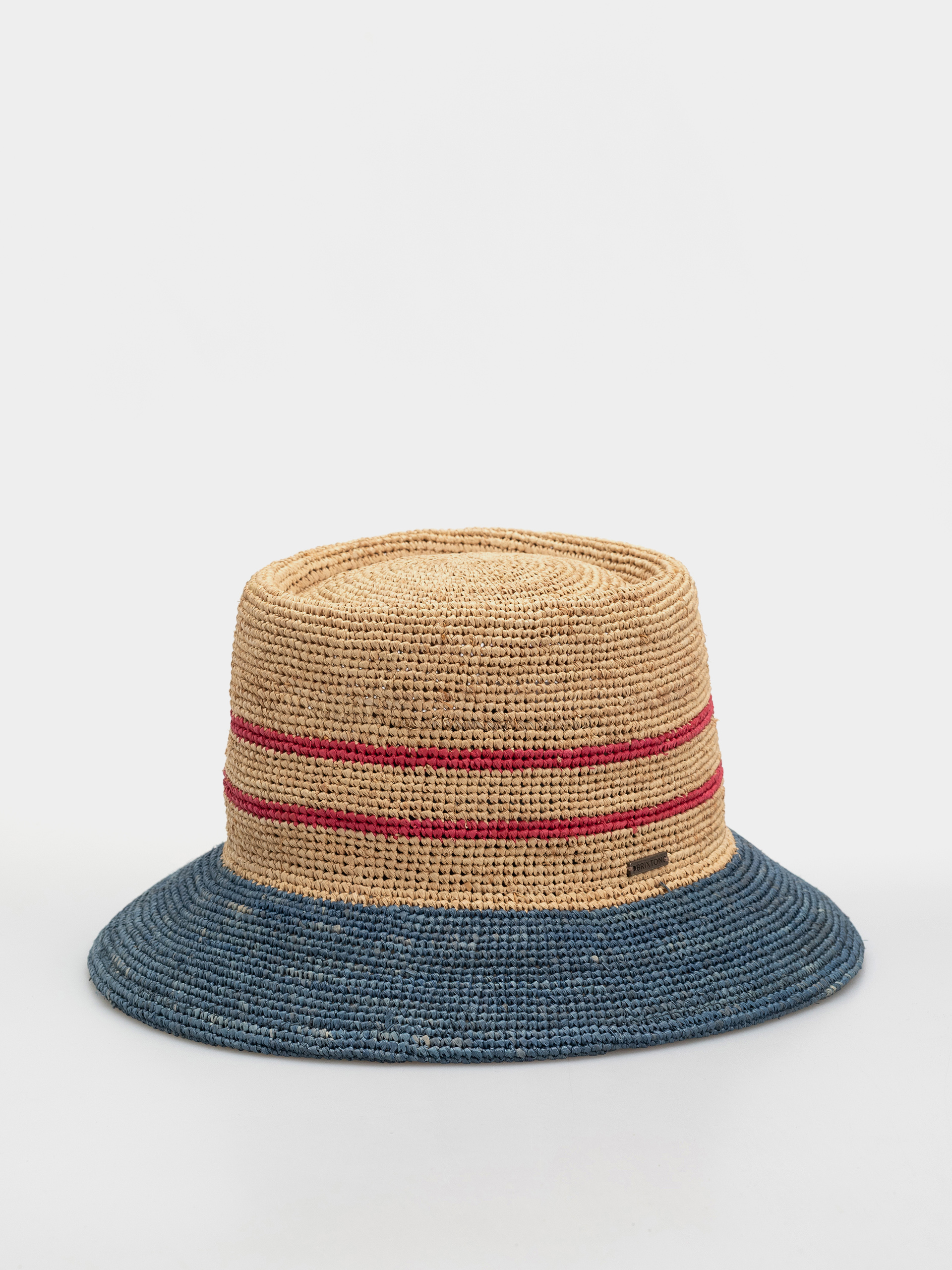 Шапка с периферия Brixton Ellee Straw Bucket Wmn