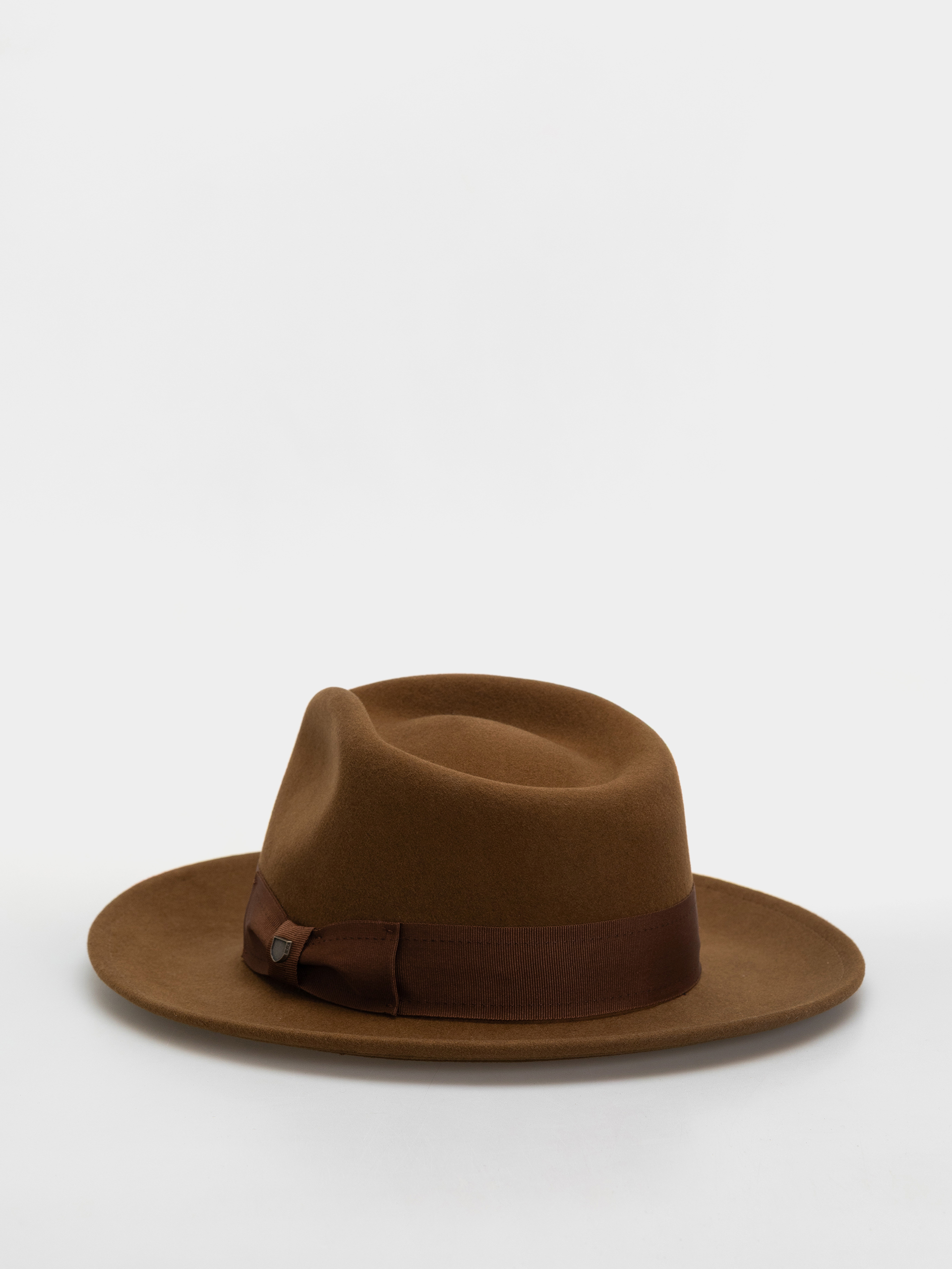 Шапка с периферия Brixton Swindle Convertabrim Fedora (coffee/light brown)