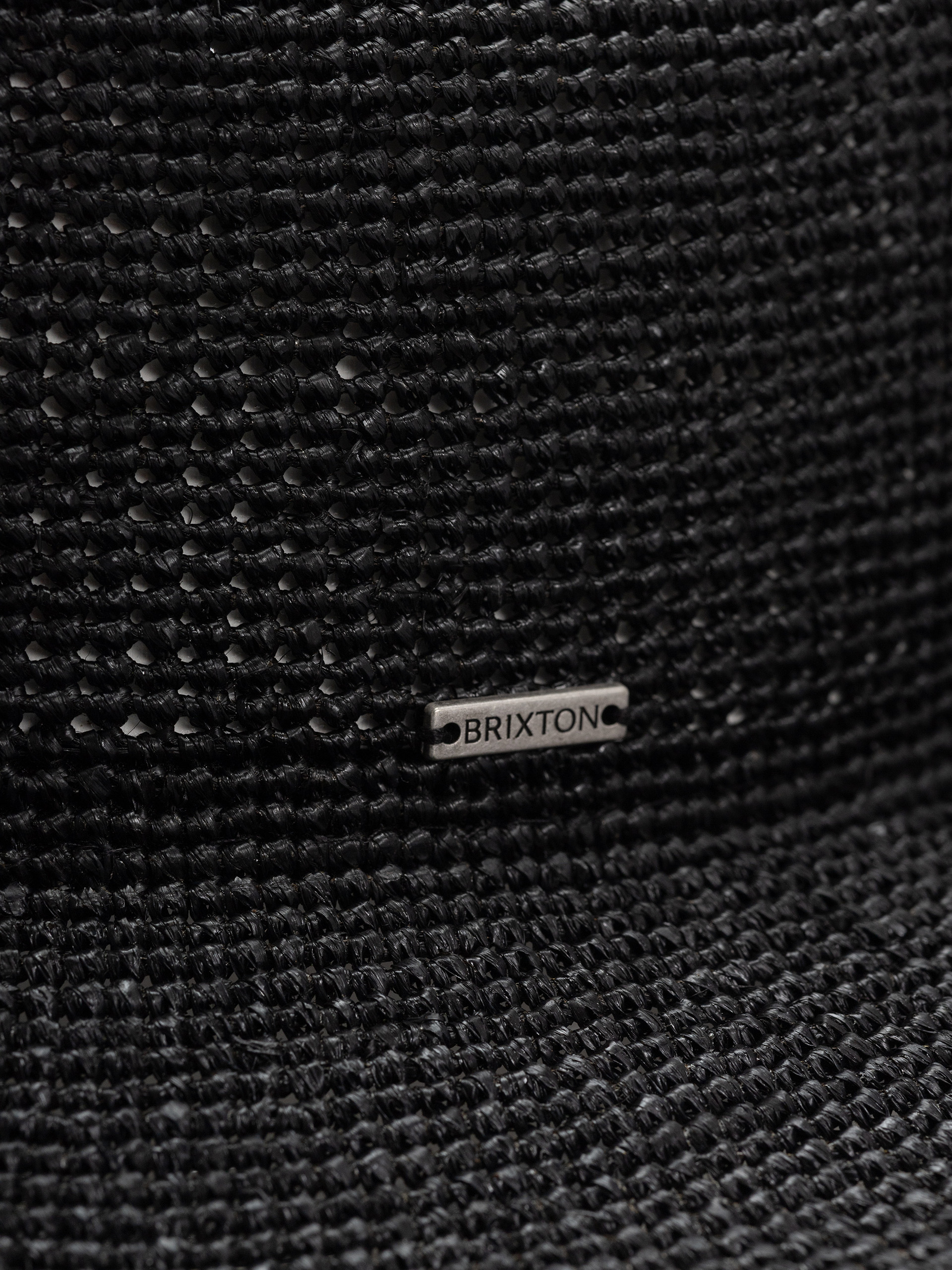 Шапка с периферия Brixton Odessa Straw Packable Cowboy H Wmn (black)