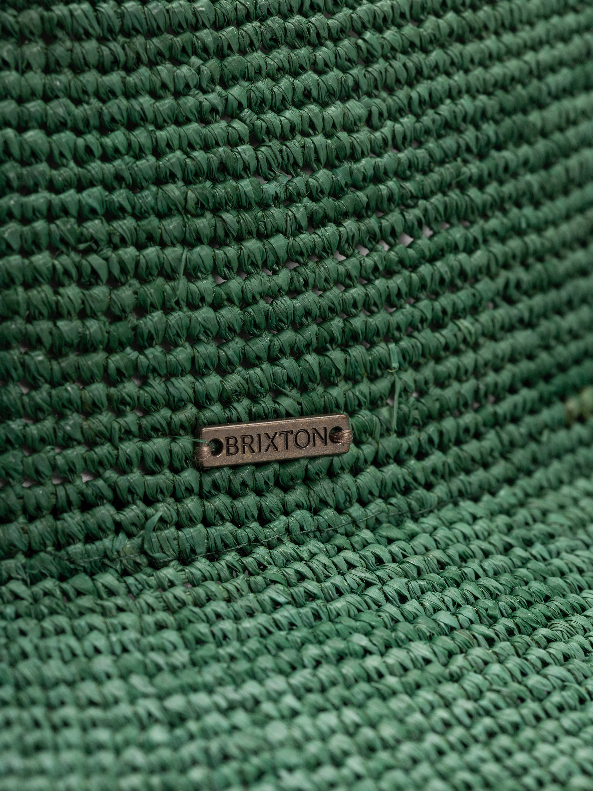 Шапка с периферия Brixton Odessa Straw Packable Cowboy H Wmn (primal green)