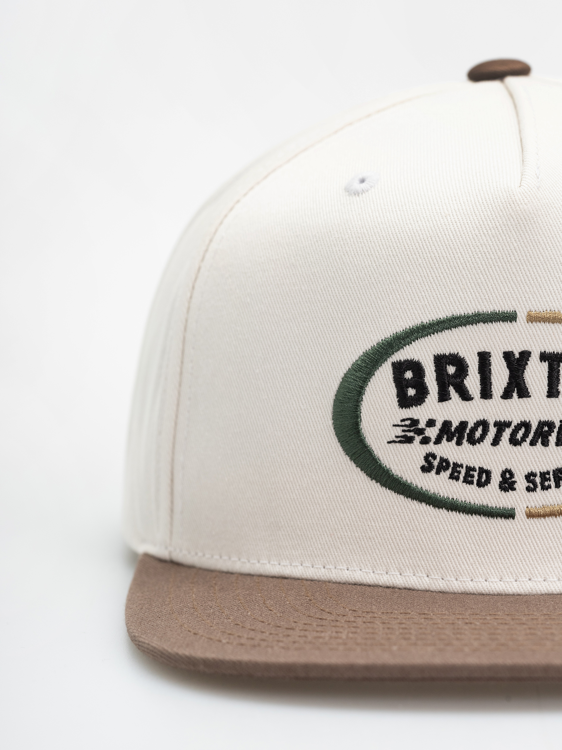 Шапка с козирка Brixton Rhett Mp Snpk (off white/pinecone brown)