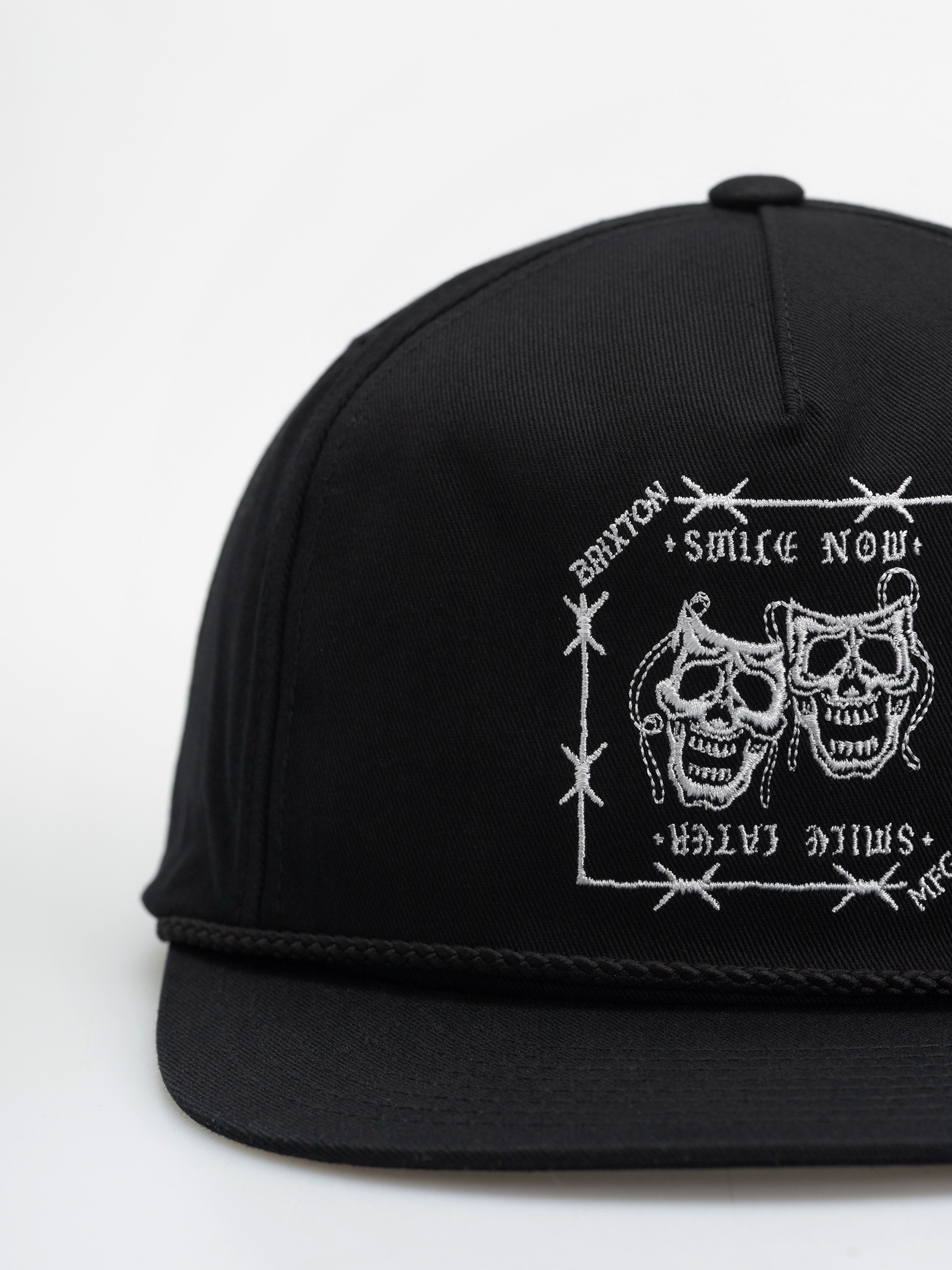 Шапка с козирка Brixton Smile Always Hp Snpk (black)