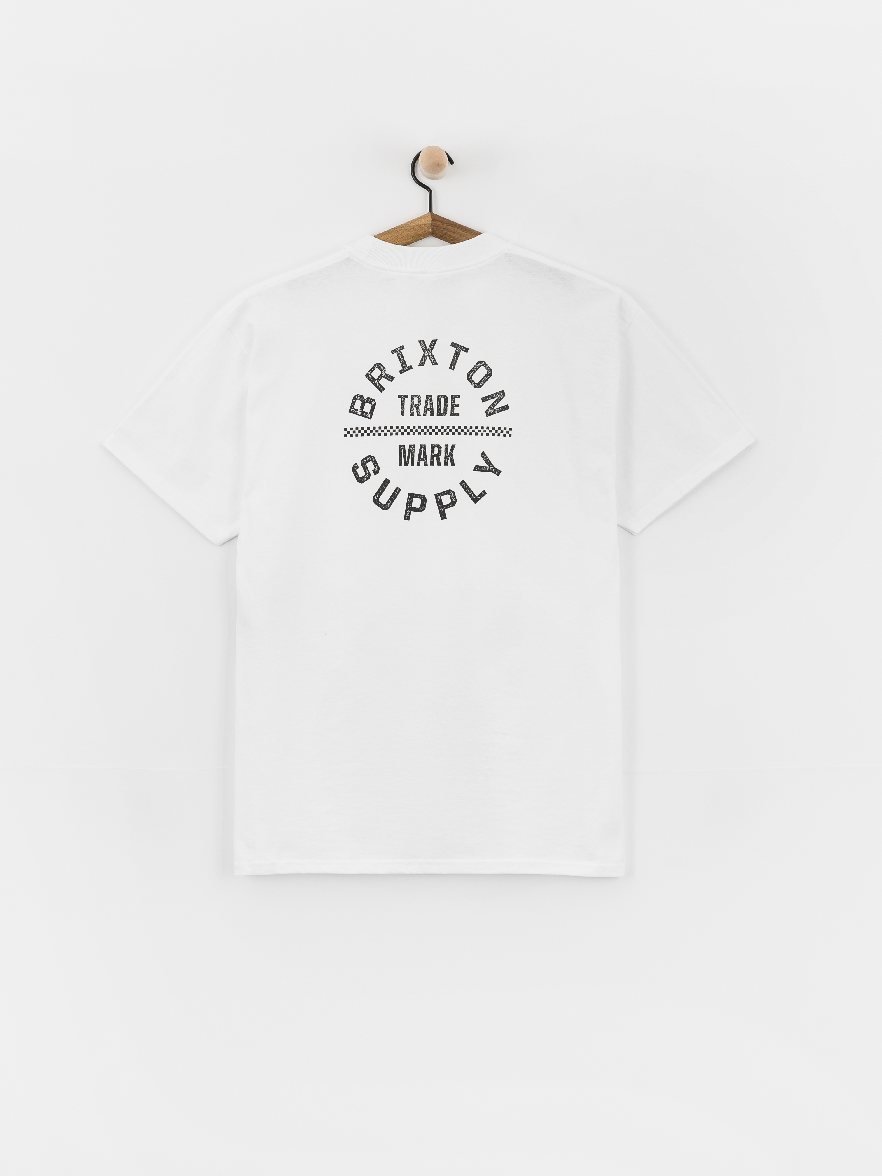 Тениска Brixton Oath V Std (white/black/checkered)