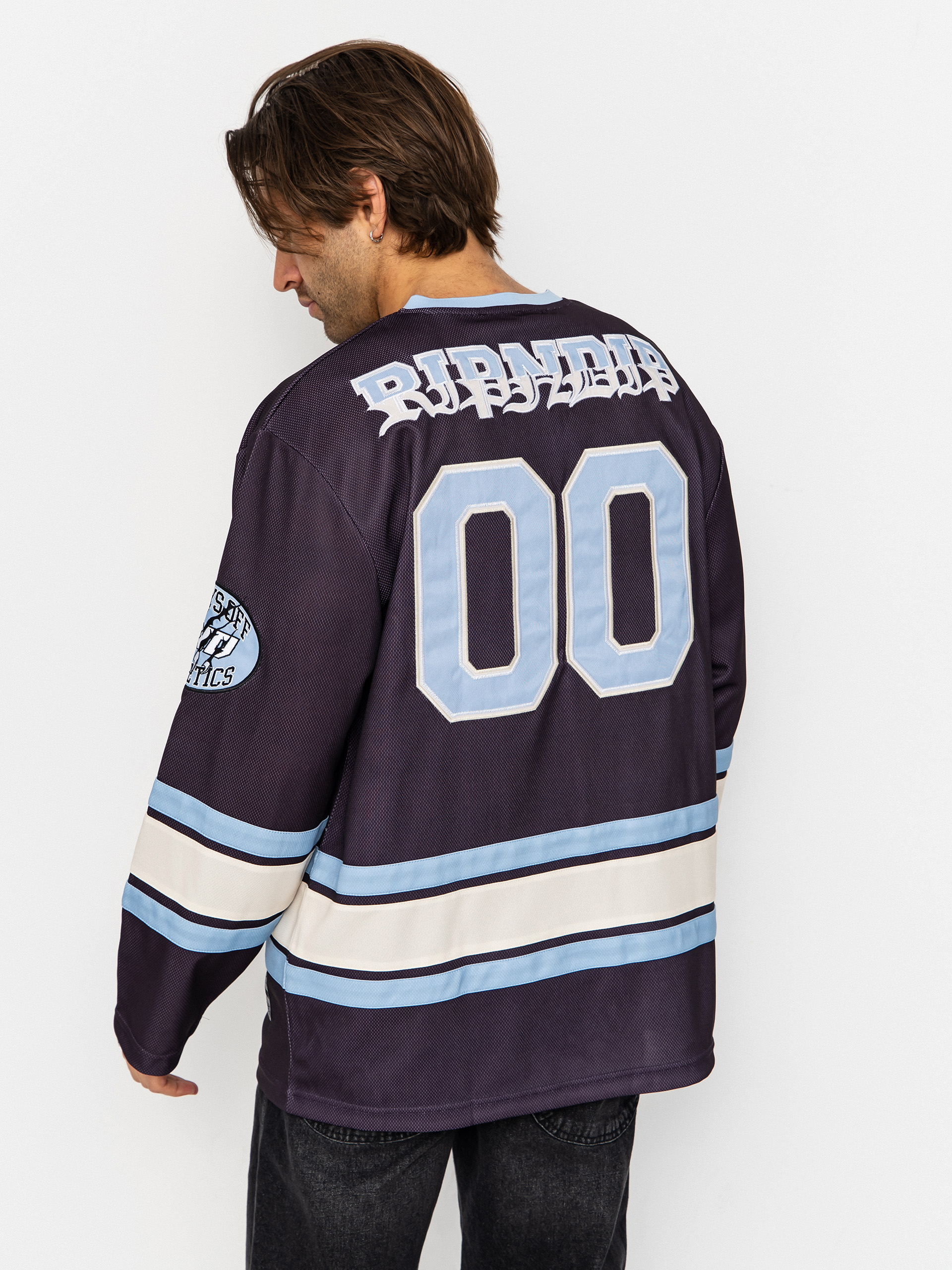 Тениска RipNDip No Days Off Hockey Jersey (plum)