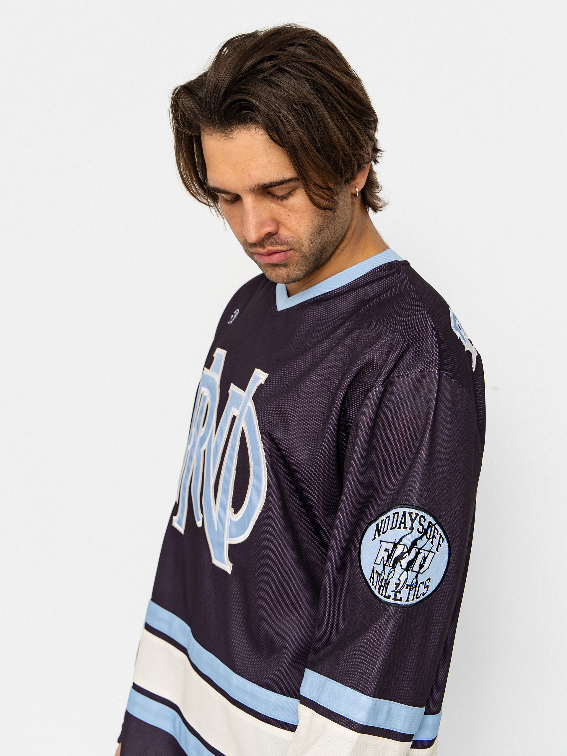 Тениска RipNDip No Days Off Hockey Jersey (plum)