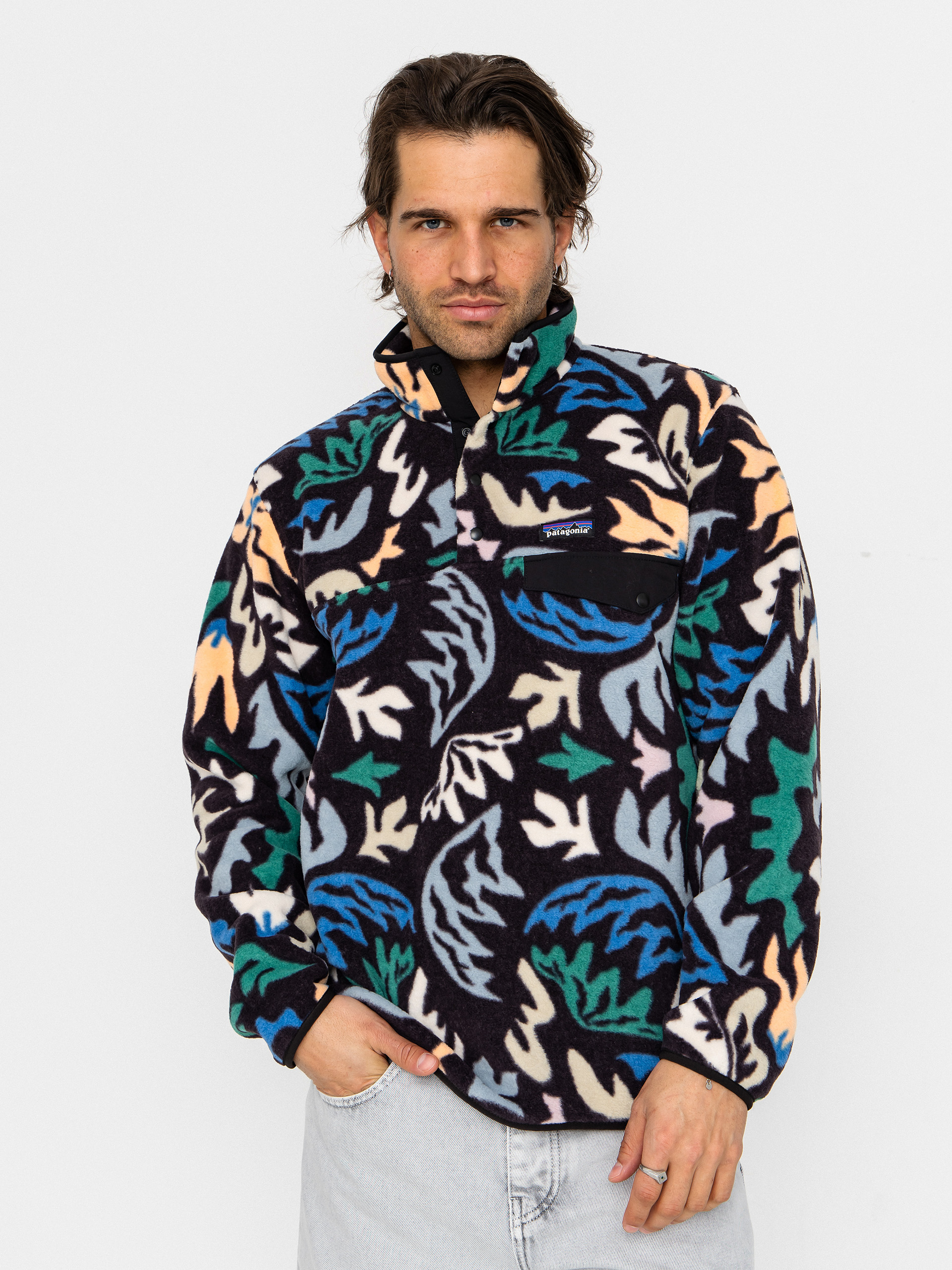 Поларени суитшърт Patagonia Lightweight Synchilla Snap T