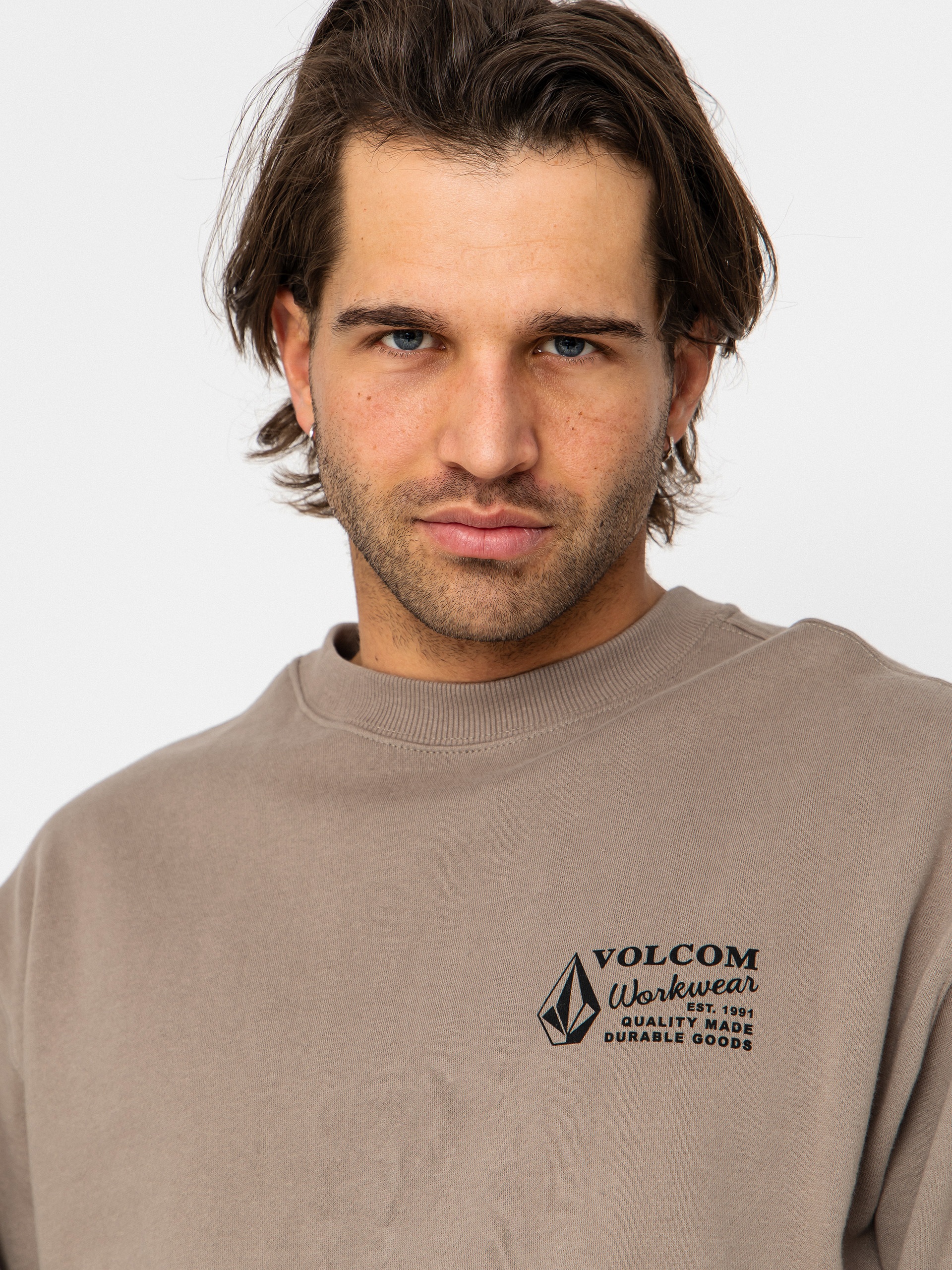 Суитшърт Volcom Workwear Crew (brindle)