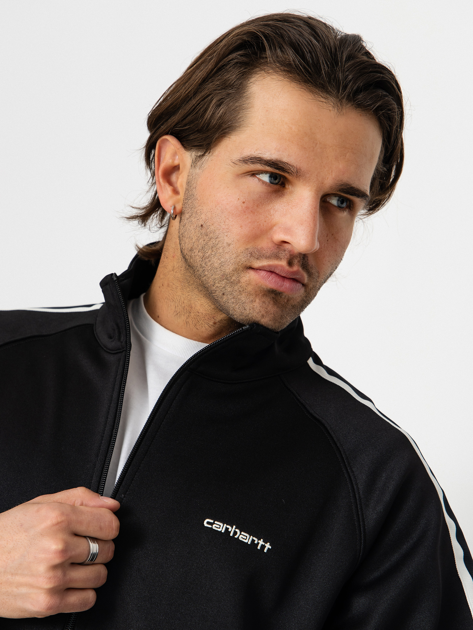Суитшърт Carhartt WIP Bolar (black/wax)