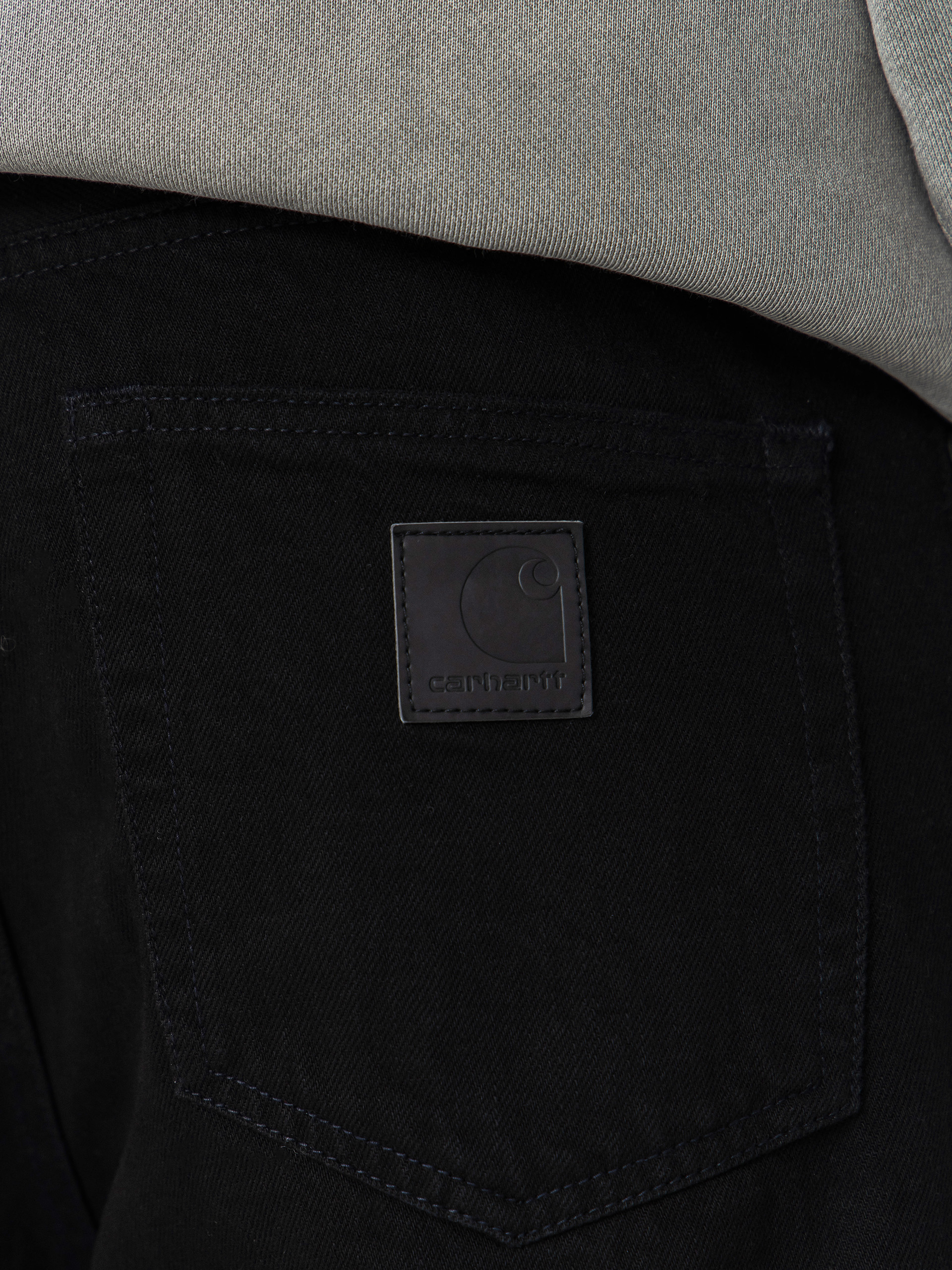 Панталони Carhartt WIP Aaron (black rinsed)