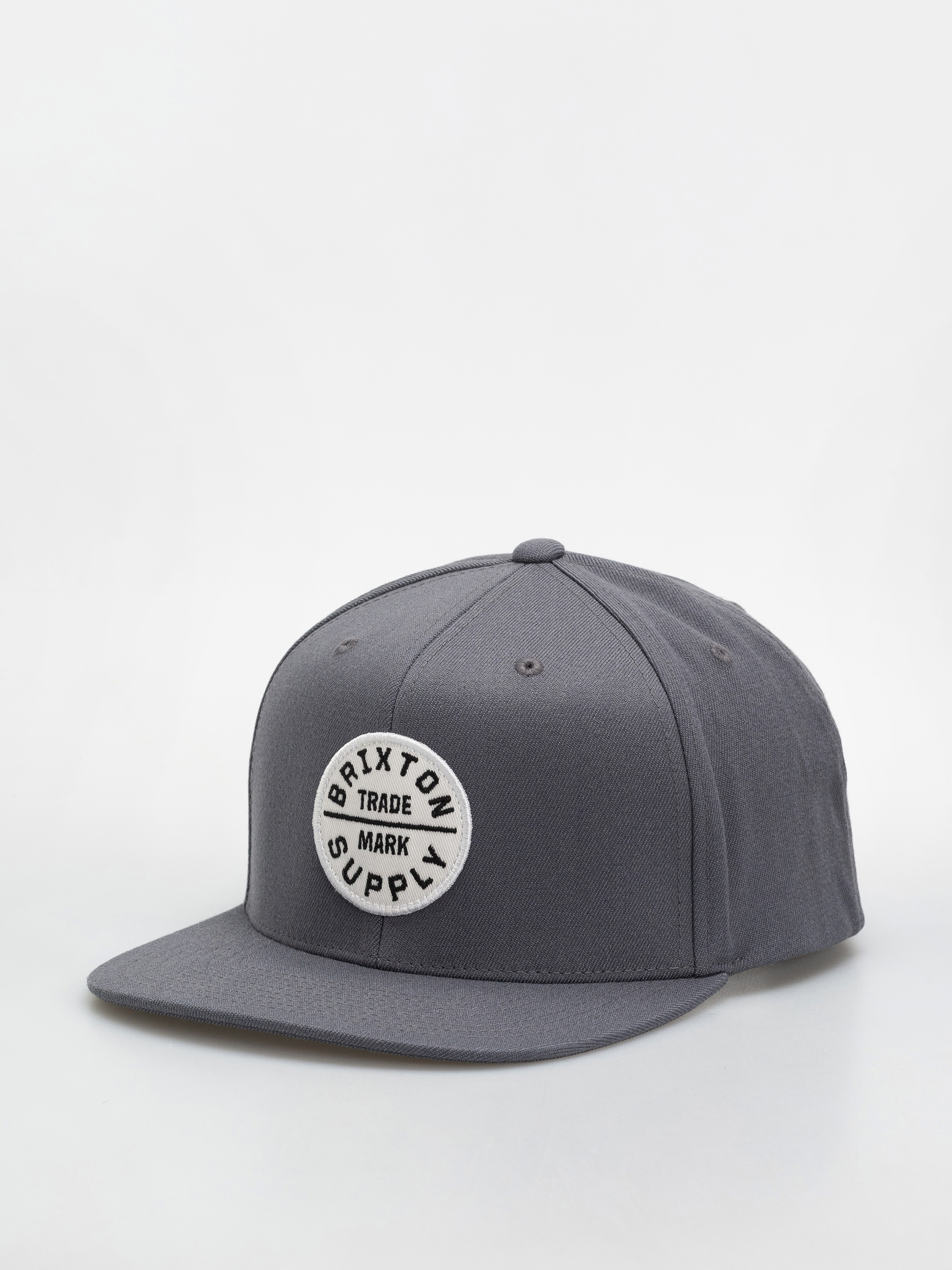 u0428u0430u043fu043au0430 u0441 u043au043eu0437u0438u0440u043au0430 Brixton Oath Iii Snapback (future grey)
