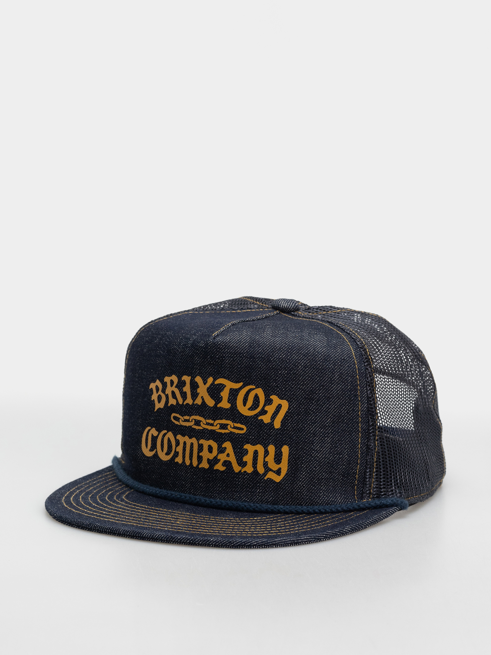 Шапка с козирка Brixton Chains Np Hp Trucker (dark denim/navy)