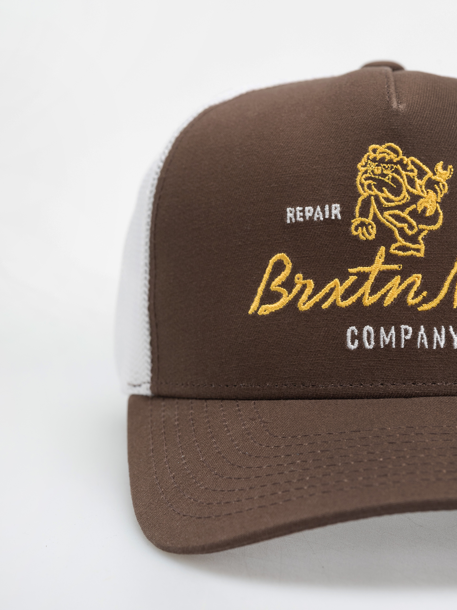 Шапка с козирка Brixton Tolman C Np Mp Trucker (pinecone brown/white)