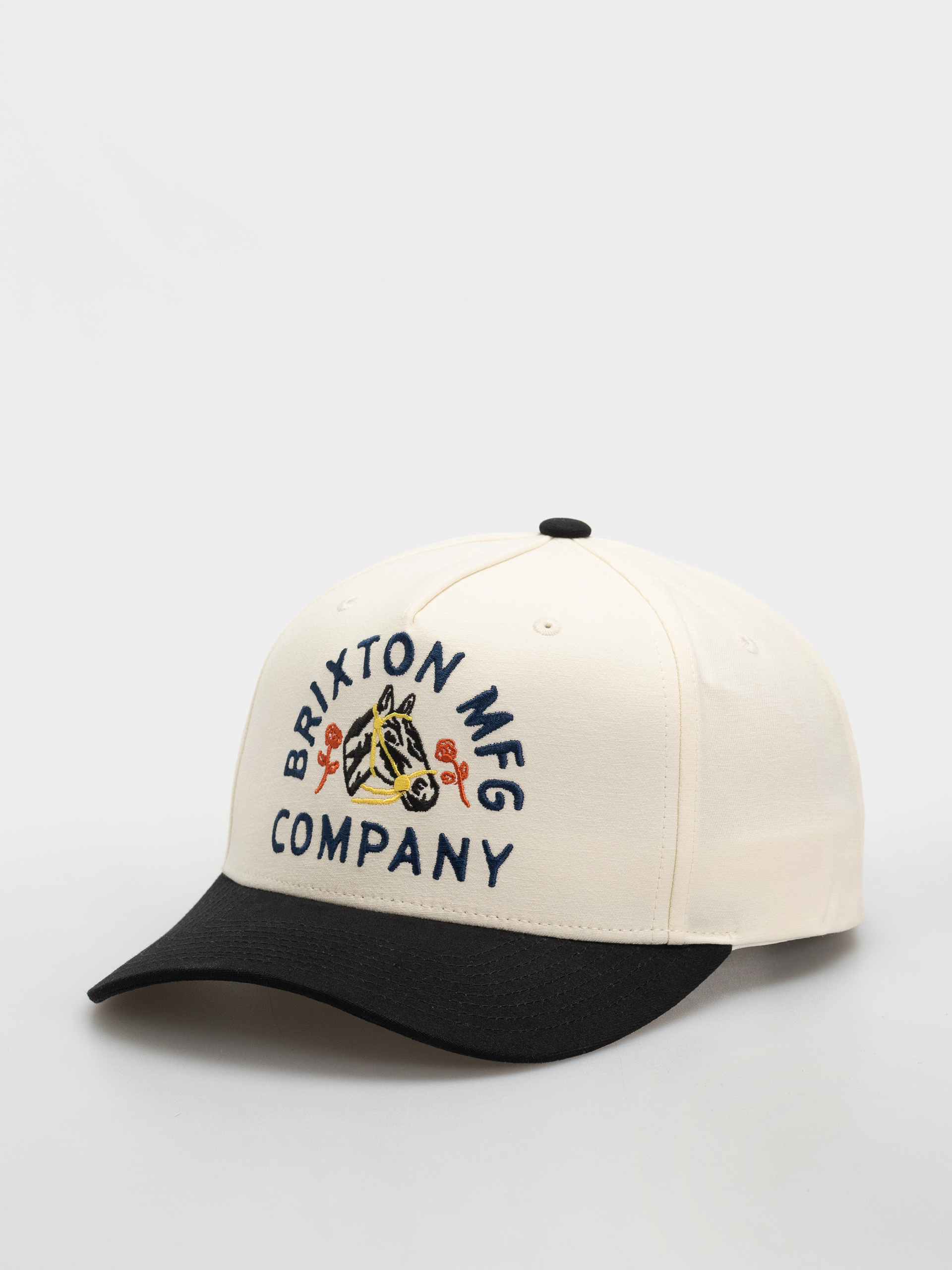 Шапка с козирка Brixton Trophy Horse C Np Mp Snpbk Wmn (black/off white)