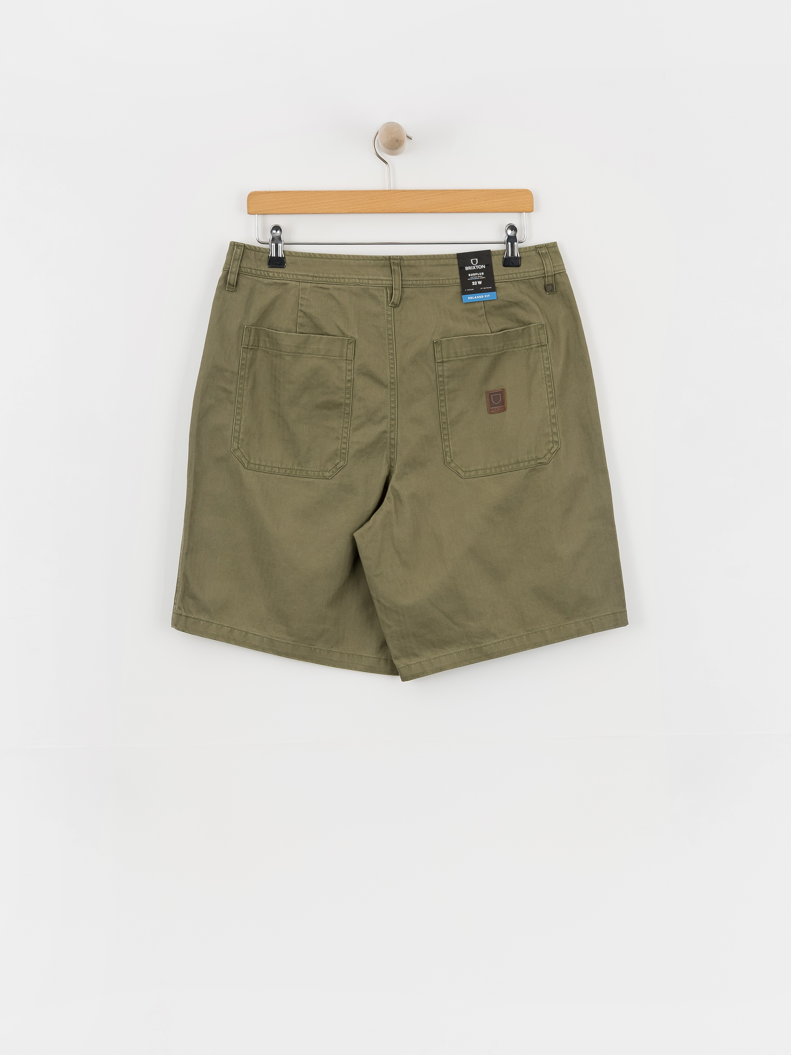 Къси панталони Brixton Surplus Vw Herringbone (washed olive green)