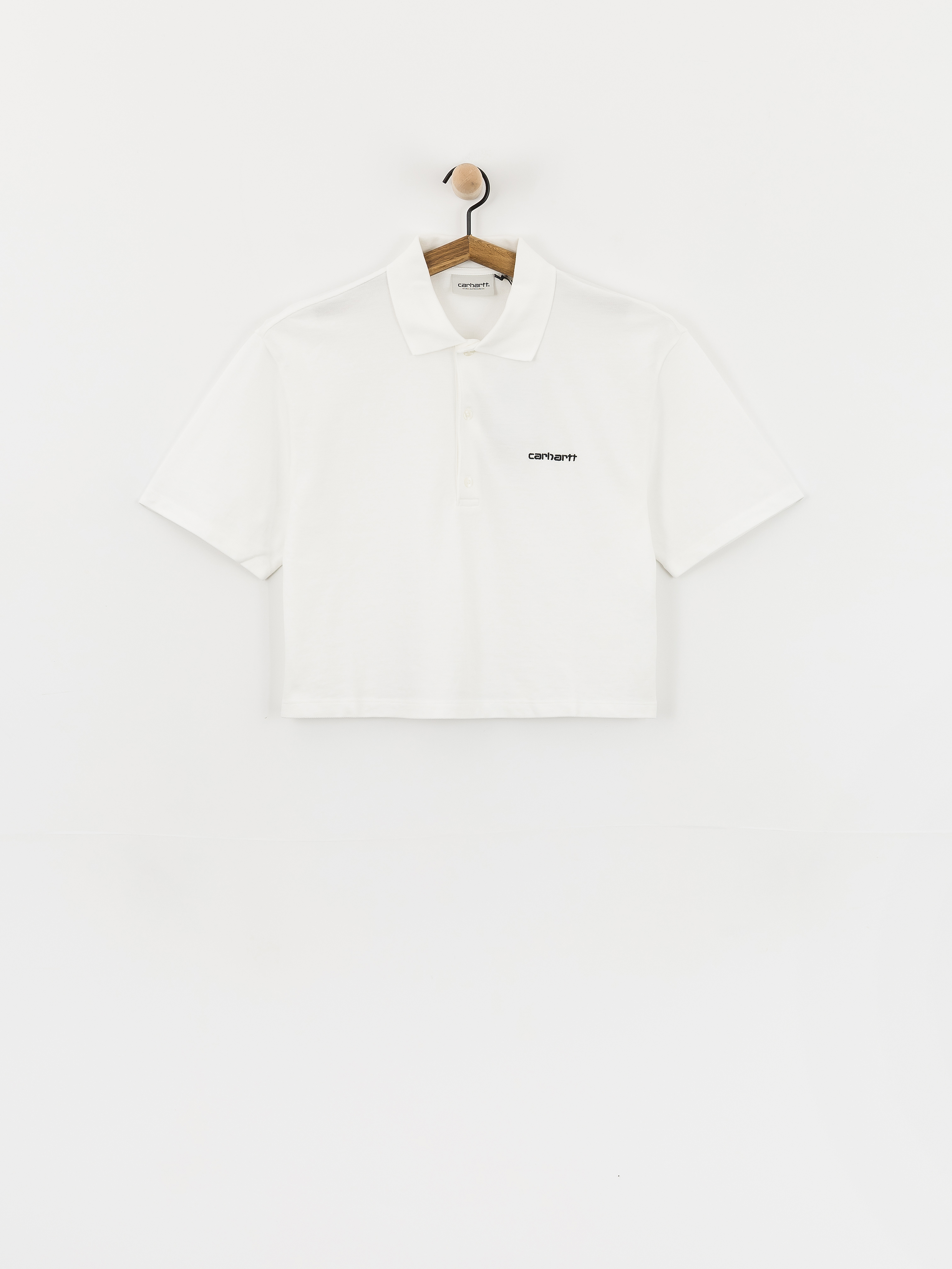 u0422u0435u043du0438u0441u043au0430 Carhartt WIP Script Polo Wmn (white/black)
