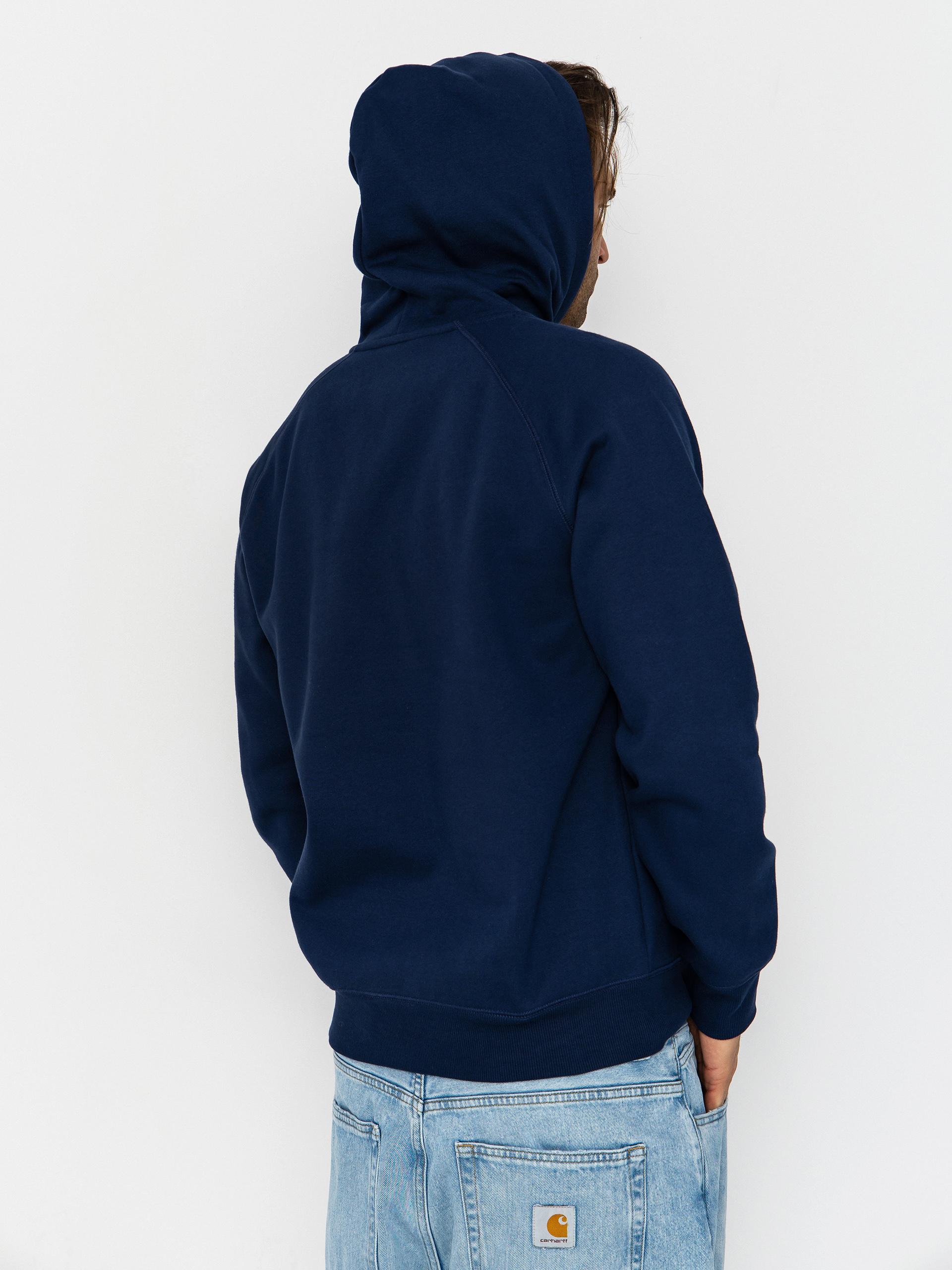 Суитшърт с качулка Carhartt WIP Chase HD (jupiter/gold)