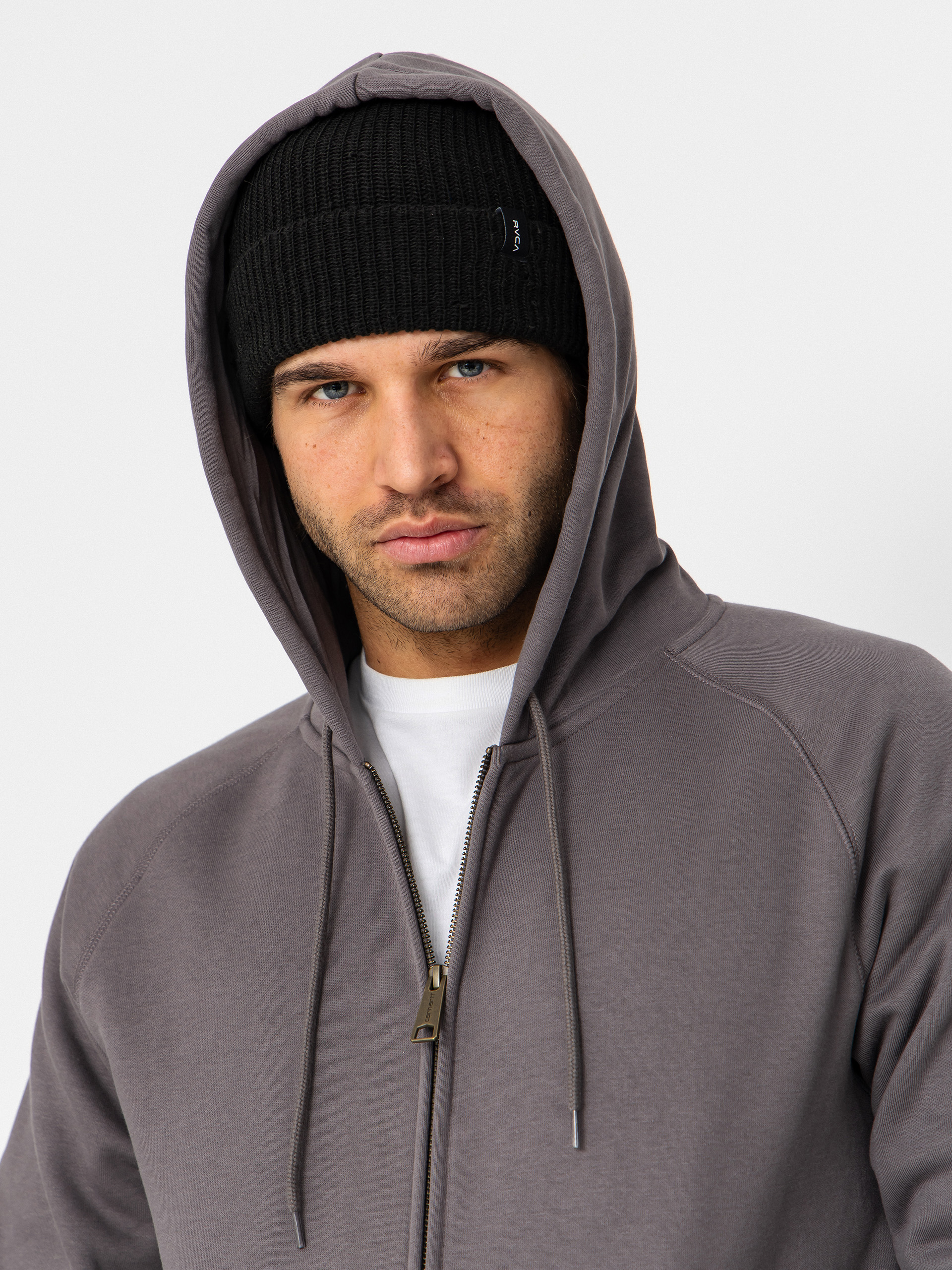 Суитшърт с качулка Carhartt WIP Chase ZHD (porphyry/gold)