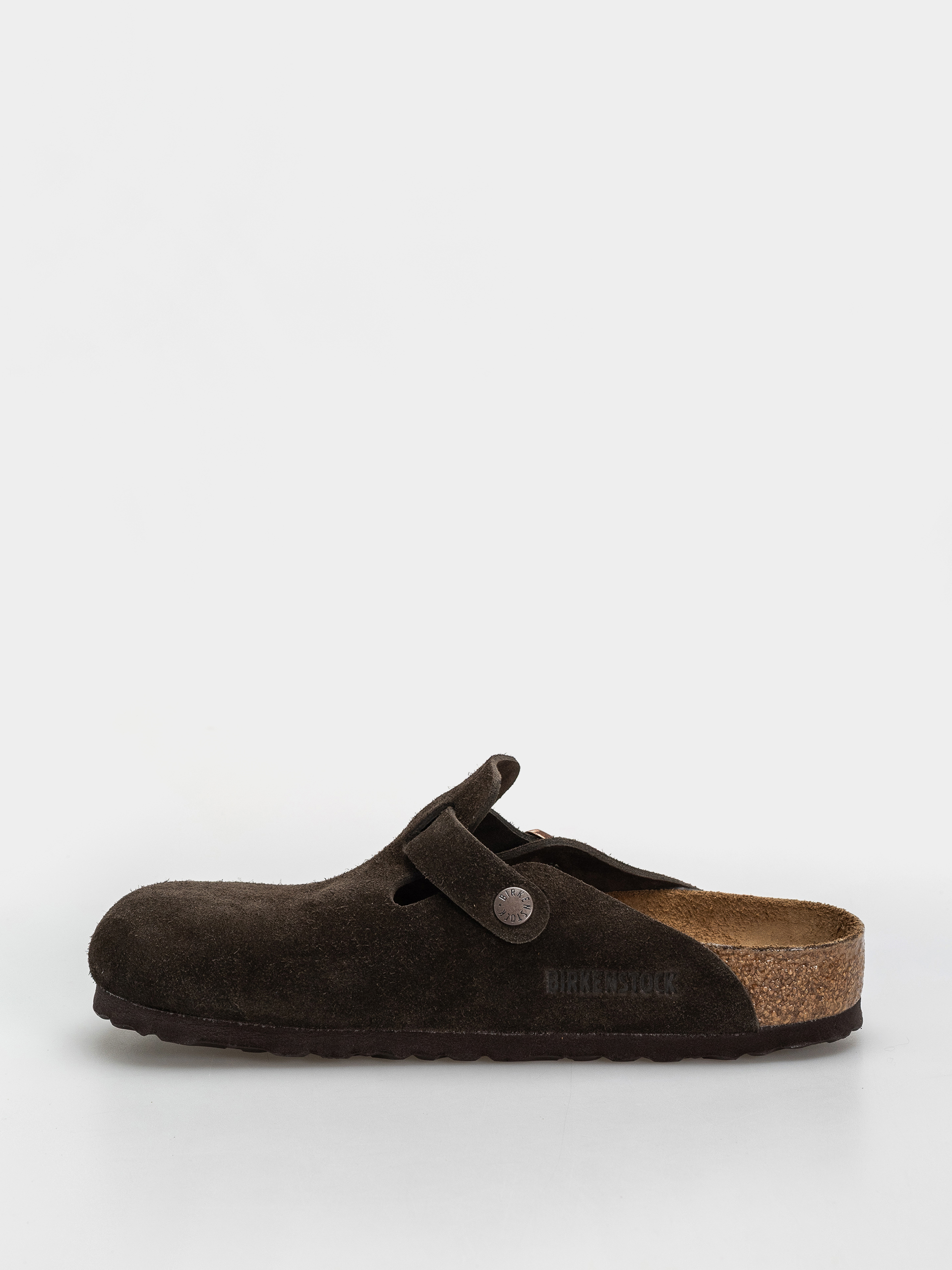 Чехли Birkenstock Boston Suede Leather Regular (mocca)