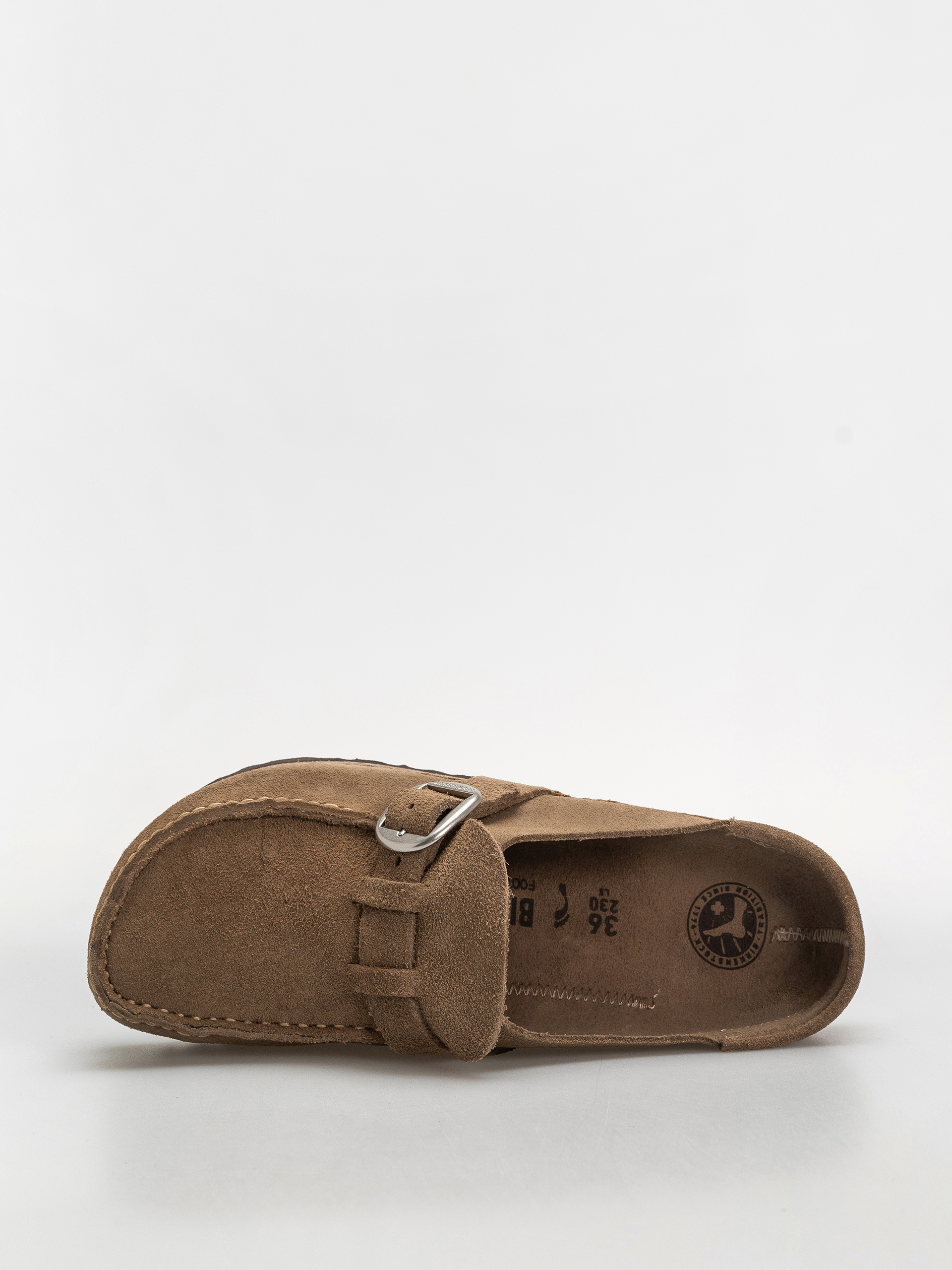 Чехли Birkenstock Buckley Suede Leather Narrow Wmn (gray taupe)