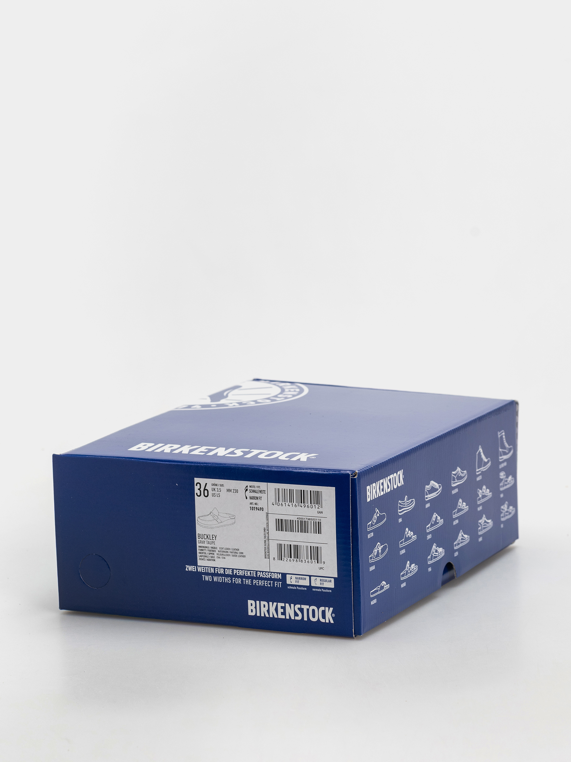 Чехли Birkenstock Buckley Suede Leather Narrow Wmn (gray taupe)