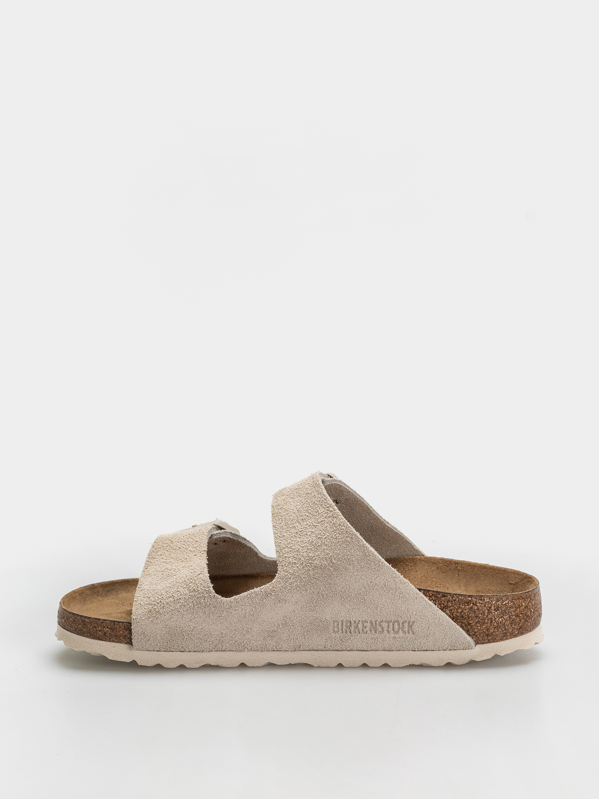 Чехли Birkenstock Arizona Suede Leather Narrow (oyster)