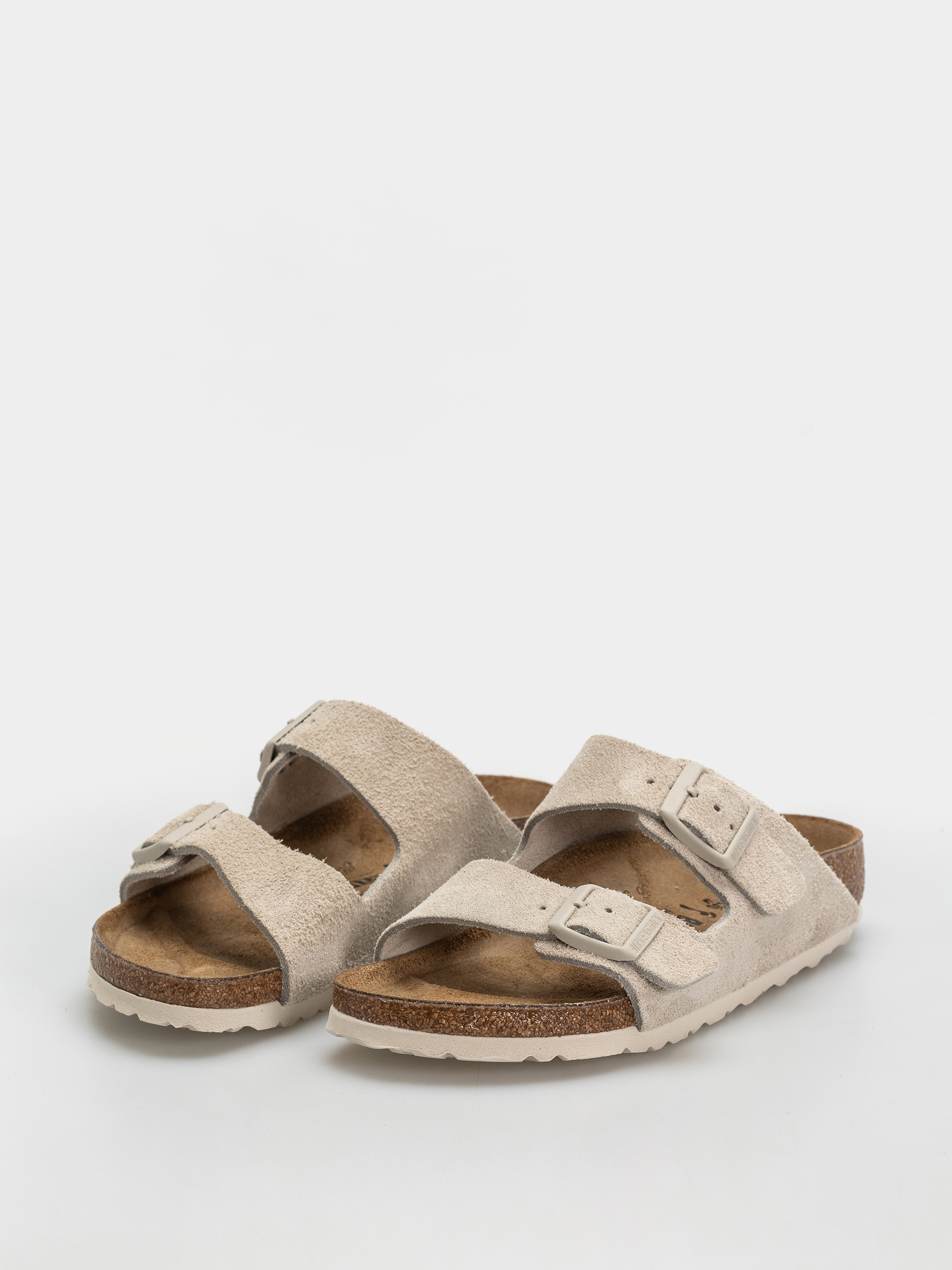 Чехли Birkenstock Arizona Suede Leather Narrow (oyster)