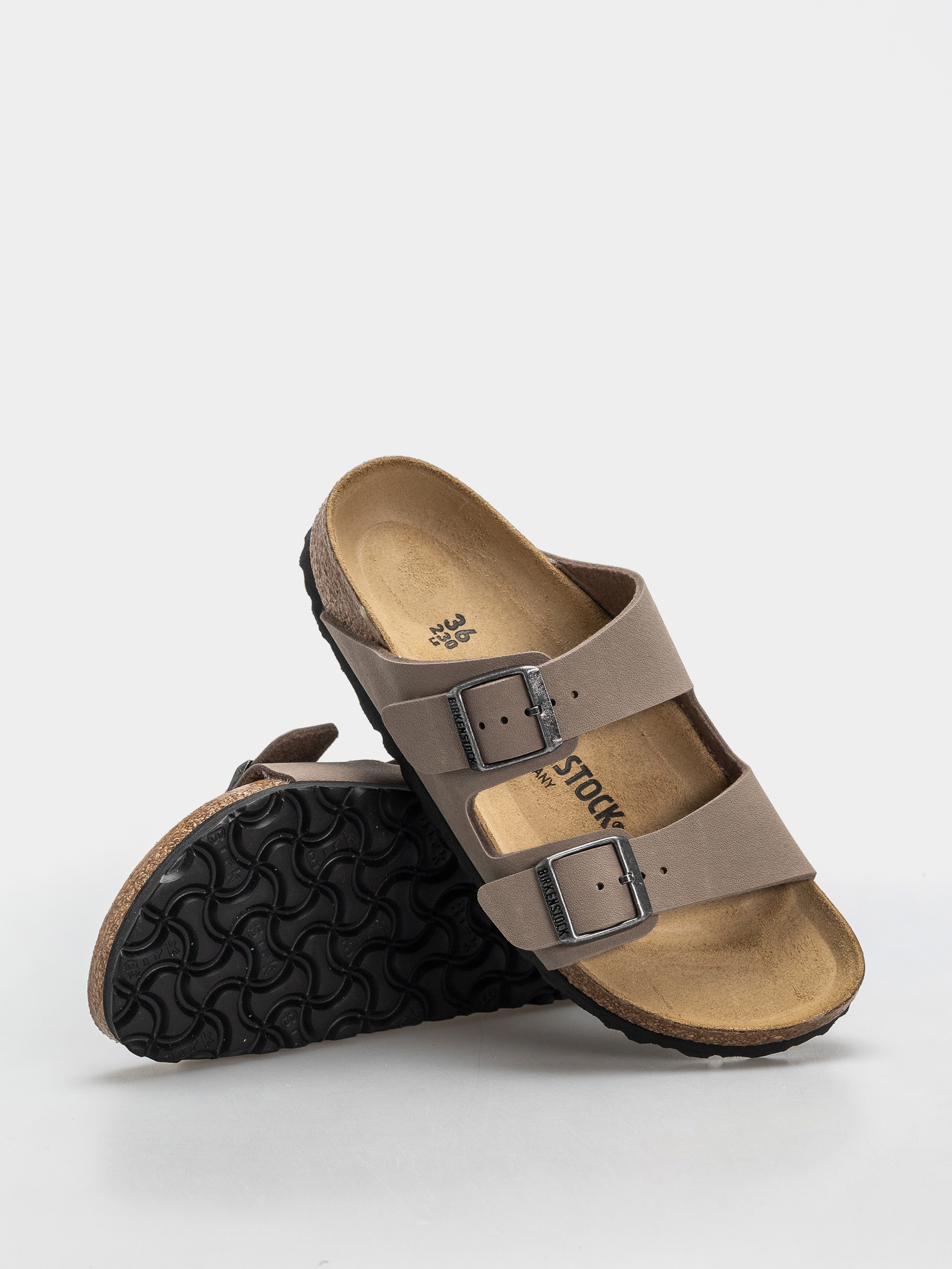 Чехли Birkenstock Arizona Birkibuc Narrow (gray taupe)