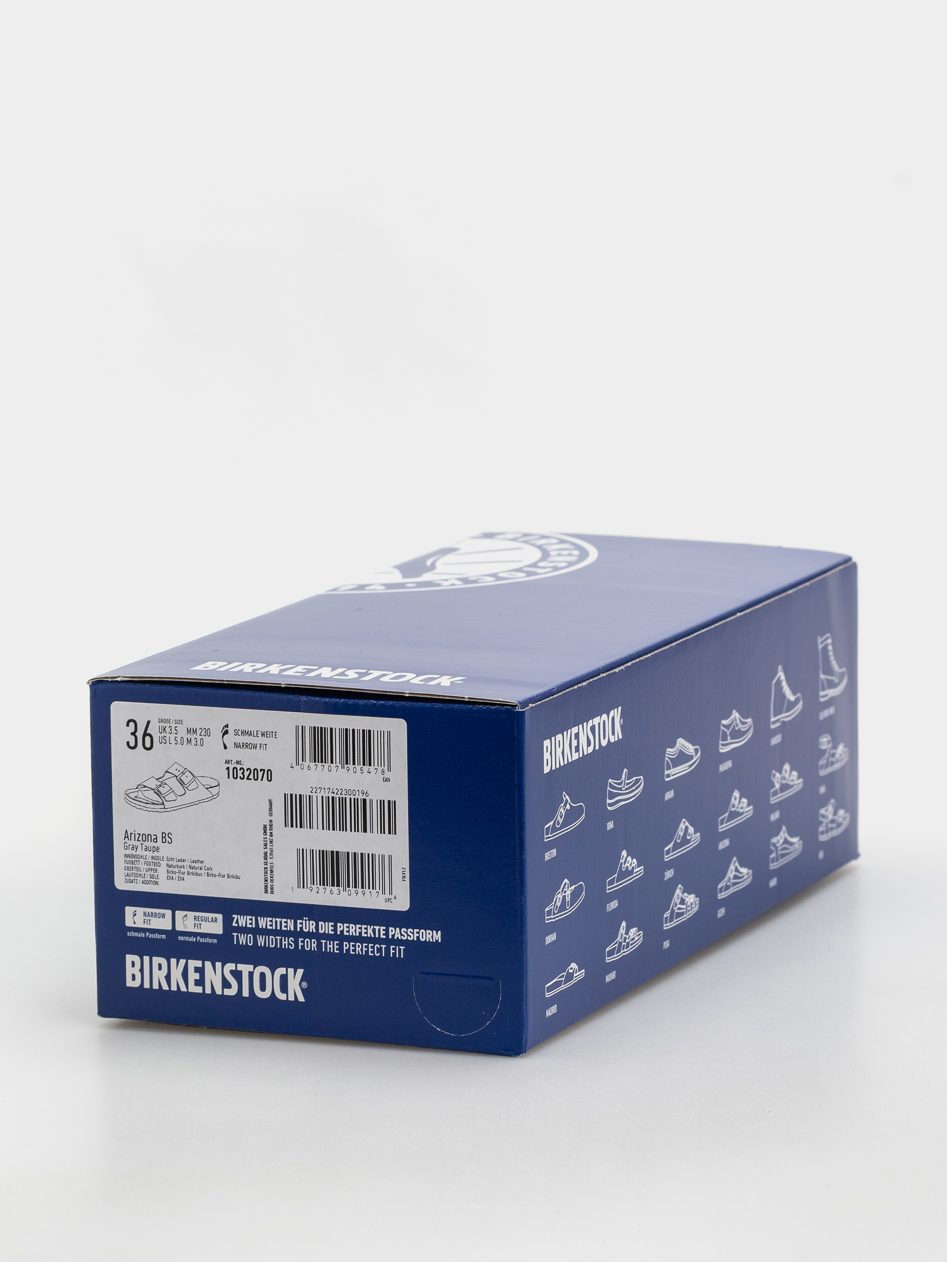 Чехли Birkenstock Arizona Birkibuc Narrow (gray taupe)