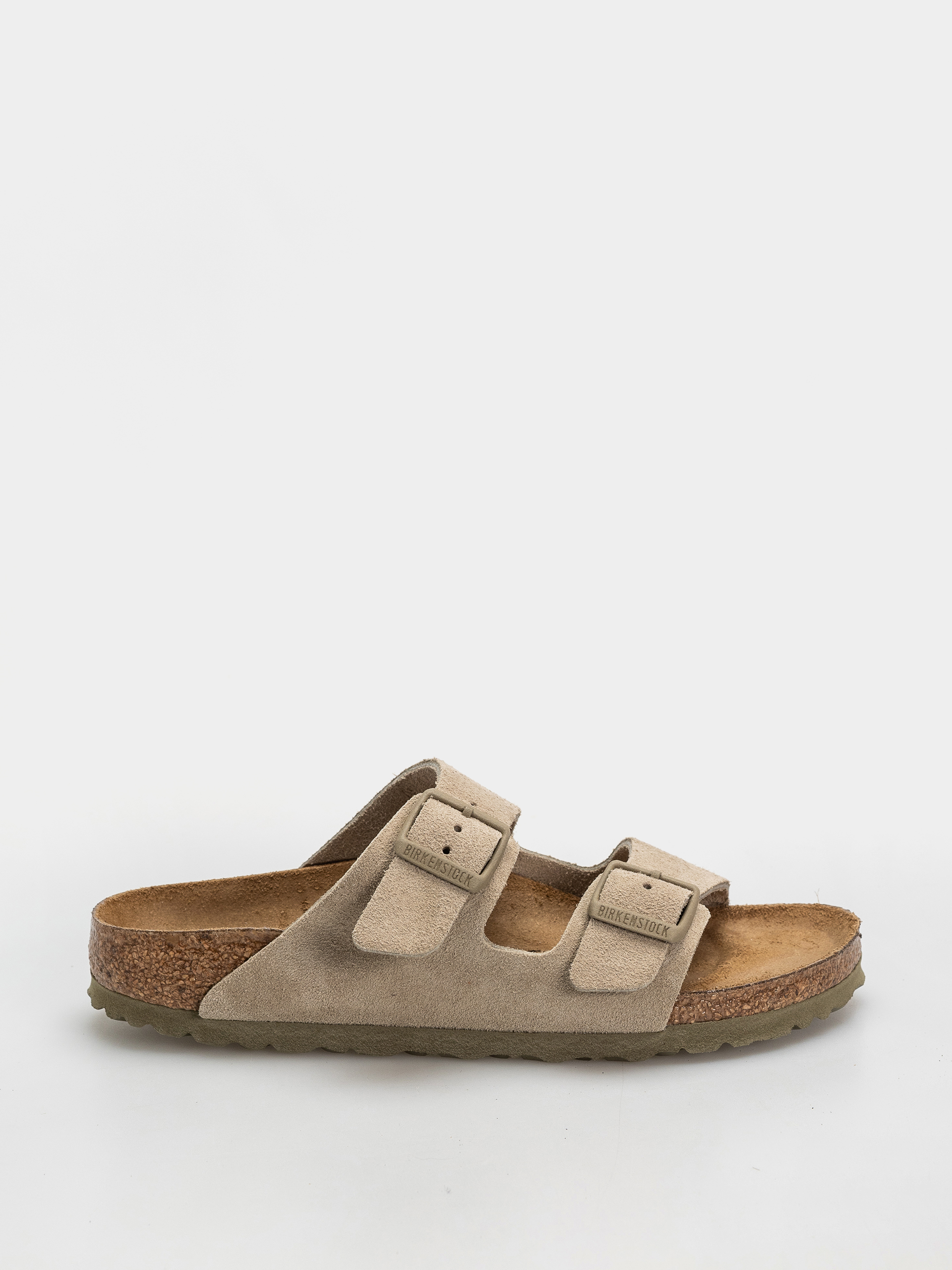 u0427u0435u0445u043bu0438 Birkenstock Arizona Suede Leather Narrow (faded khaki)