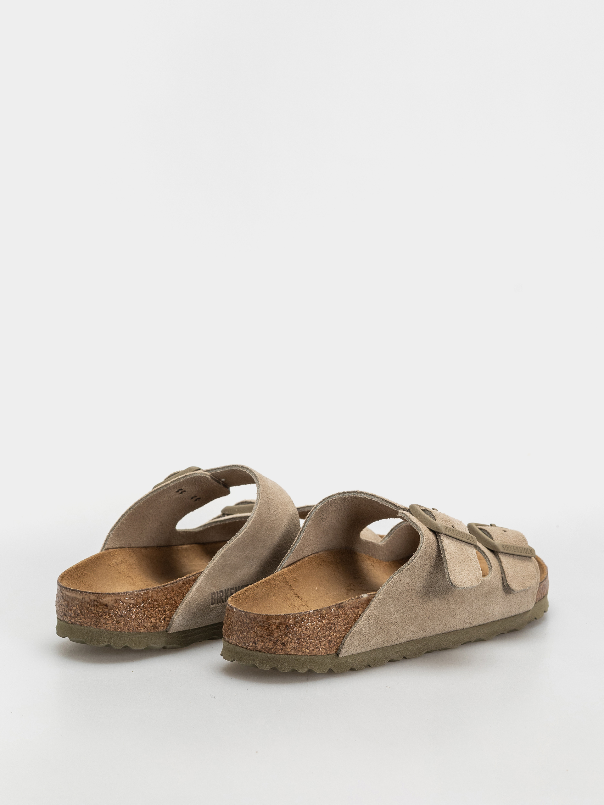 Чехли Birkenstock Arizona Suede Leather Narrow (faded khaki)