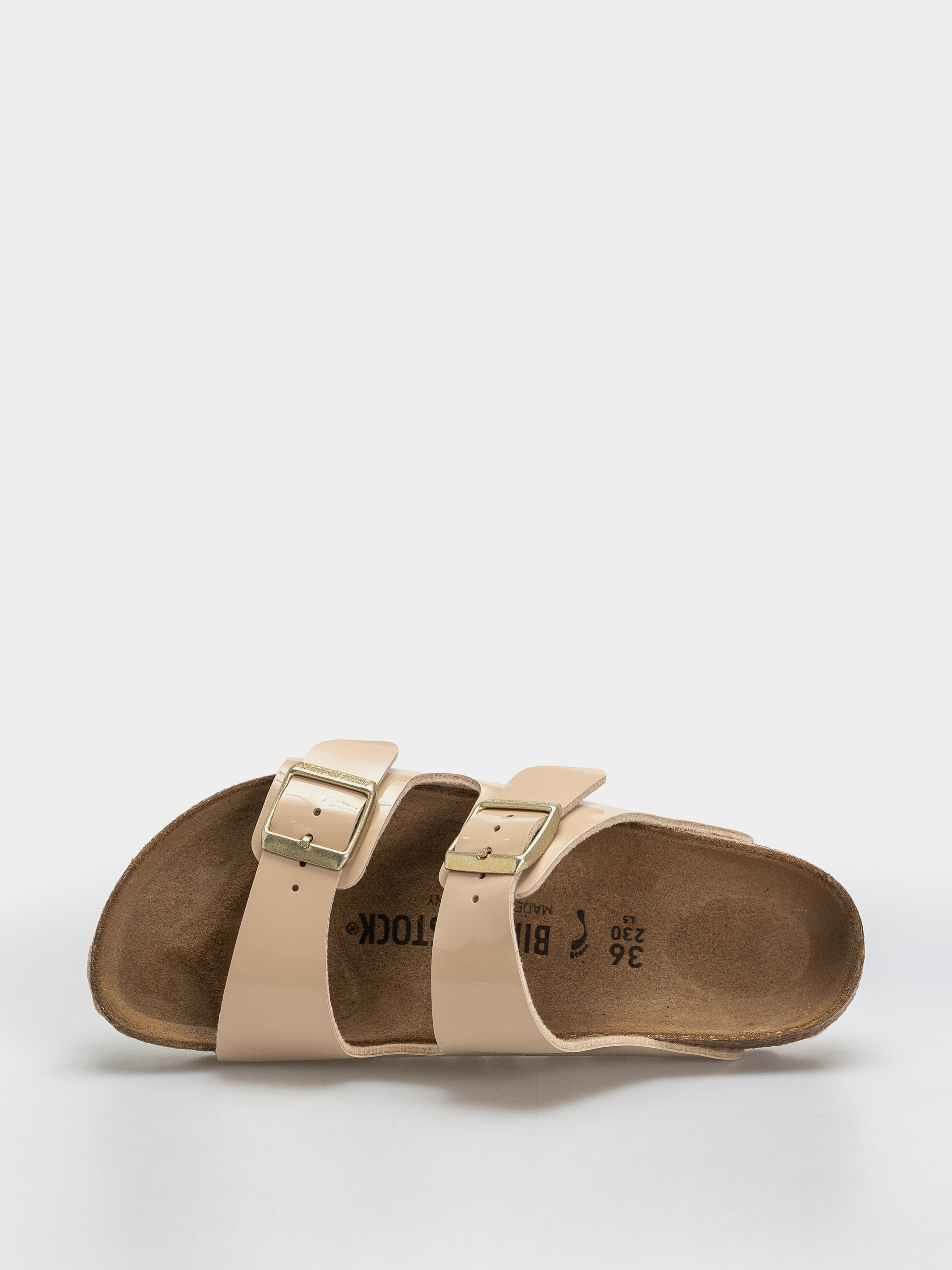 Чехли Birkenstock Arizona Birko Flor Patent Narrow Wmn (sand)