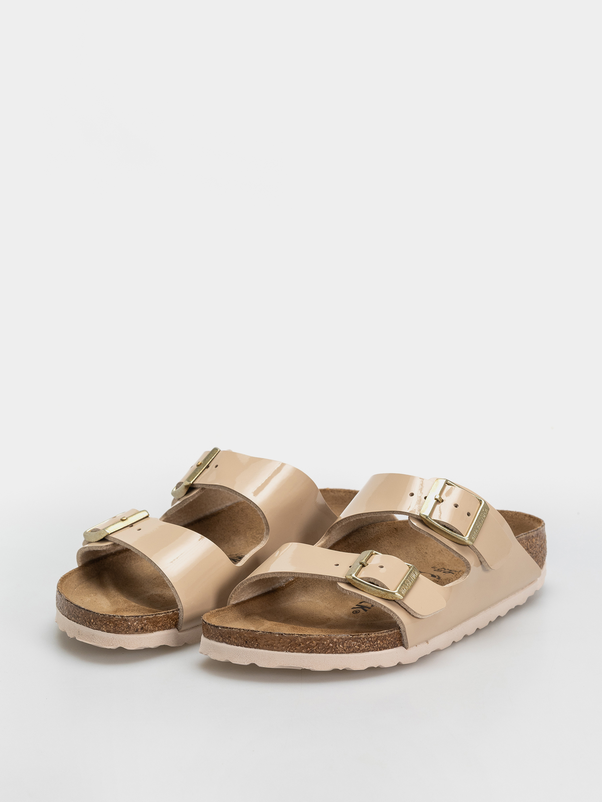 Чехли Birkenstock Arizona Birko Flor Patent Narrow Wmn (sand)