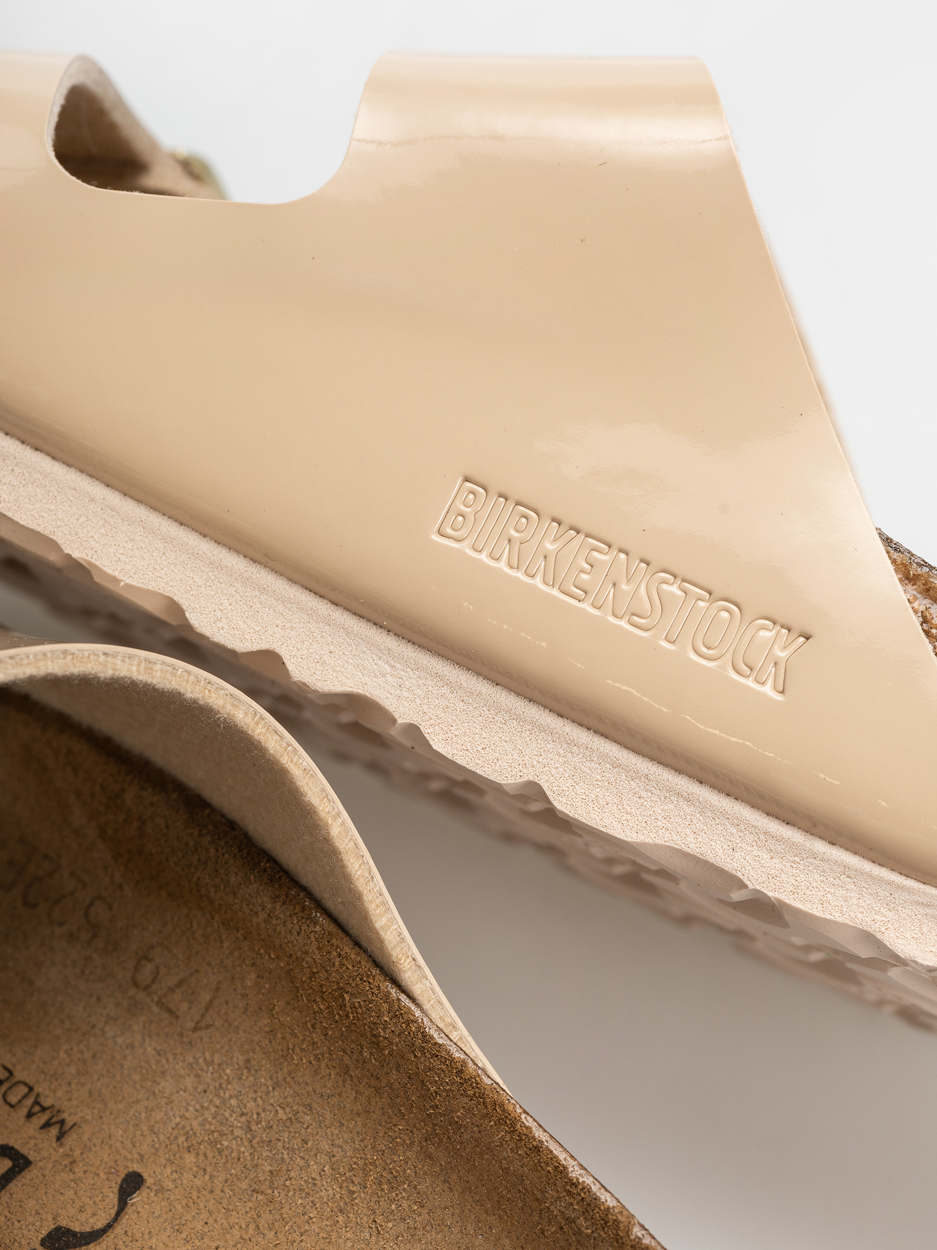 Чехли Birkenstock Arizona Birko Flor Patent Narrow Wmn (sand)