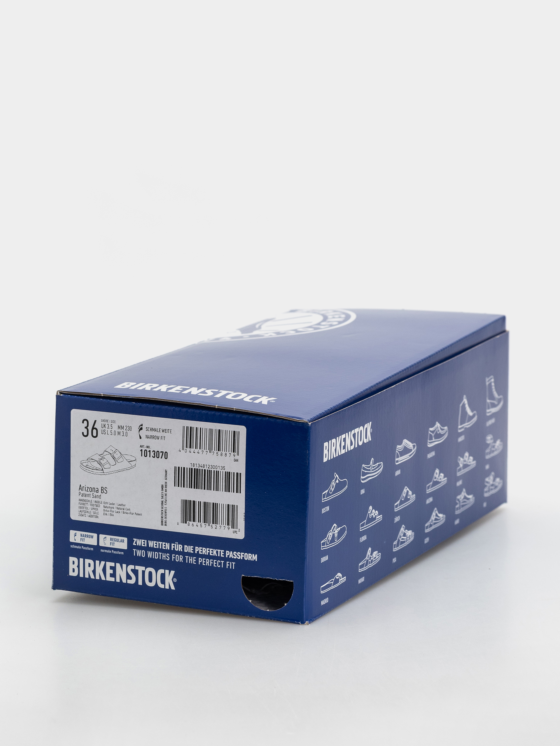 Чехли Birkenstock Arizona Birko Flor Patent Narrow Wmn (sand)