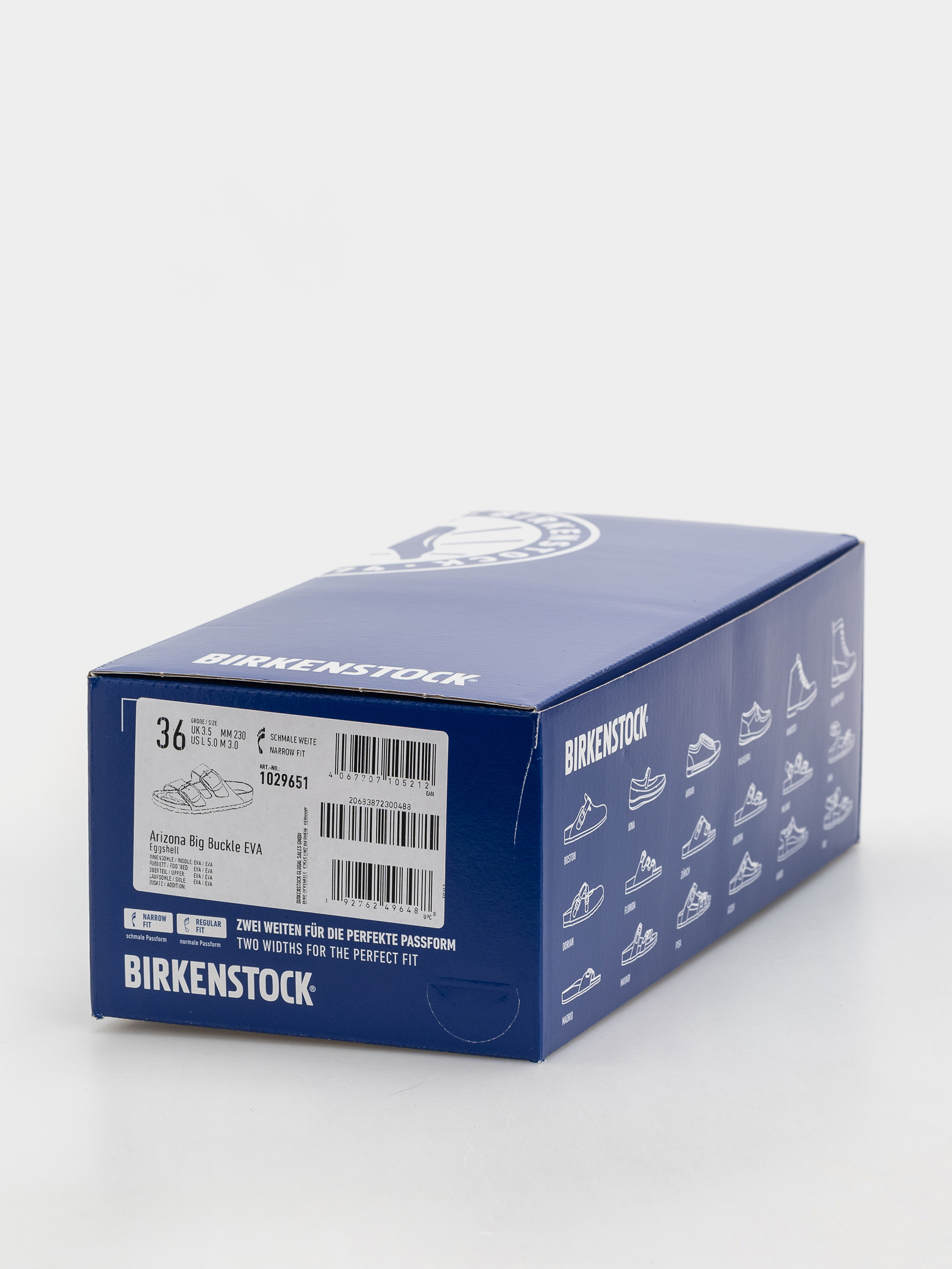 Чехли Birkenstock Arizona Big Buckle EVA Narrow Wmn (eggshell)