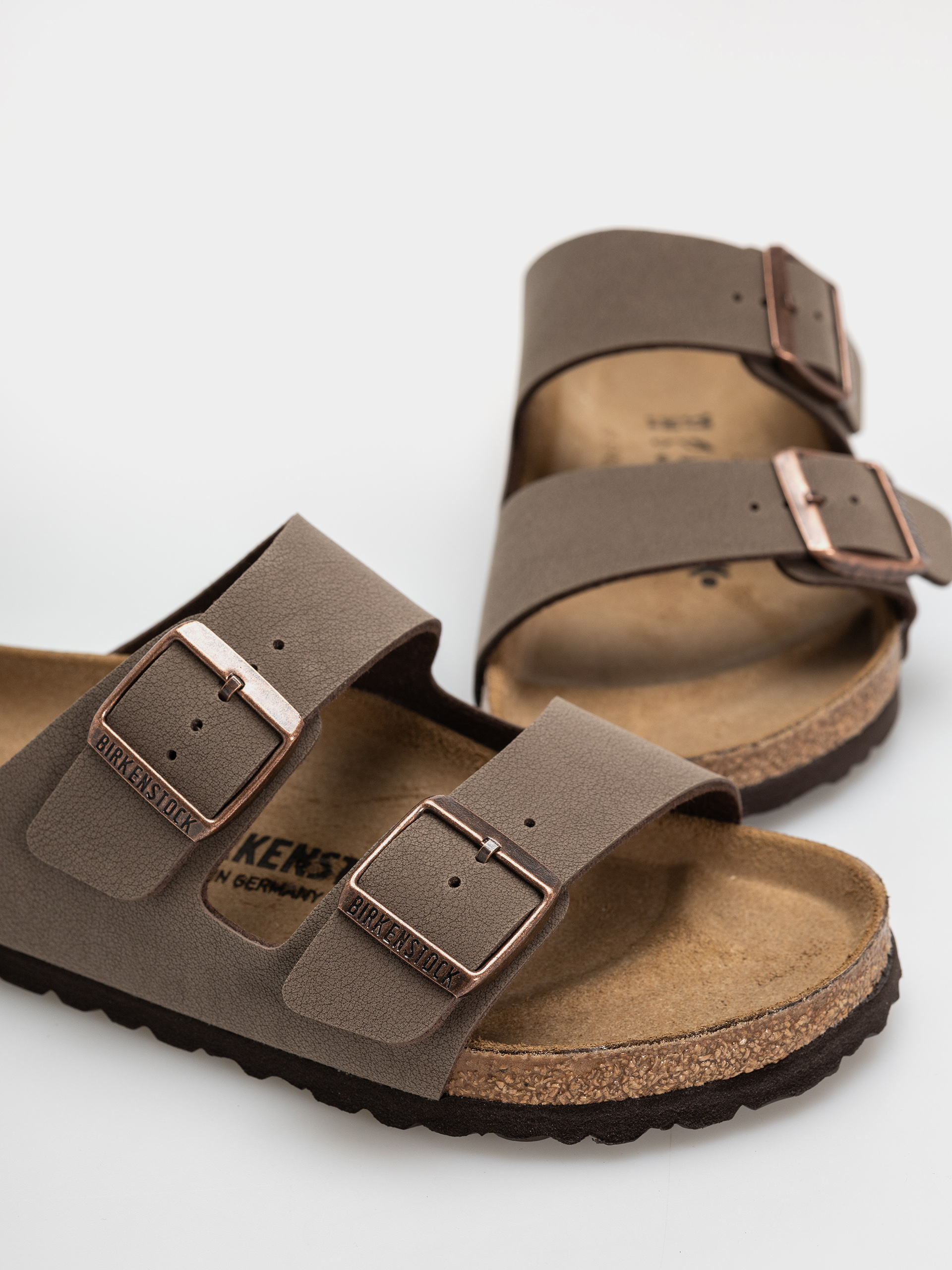 Чехли Birkenstock Arizona Birkibuc Regular (mocca)