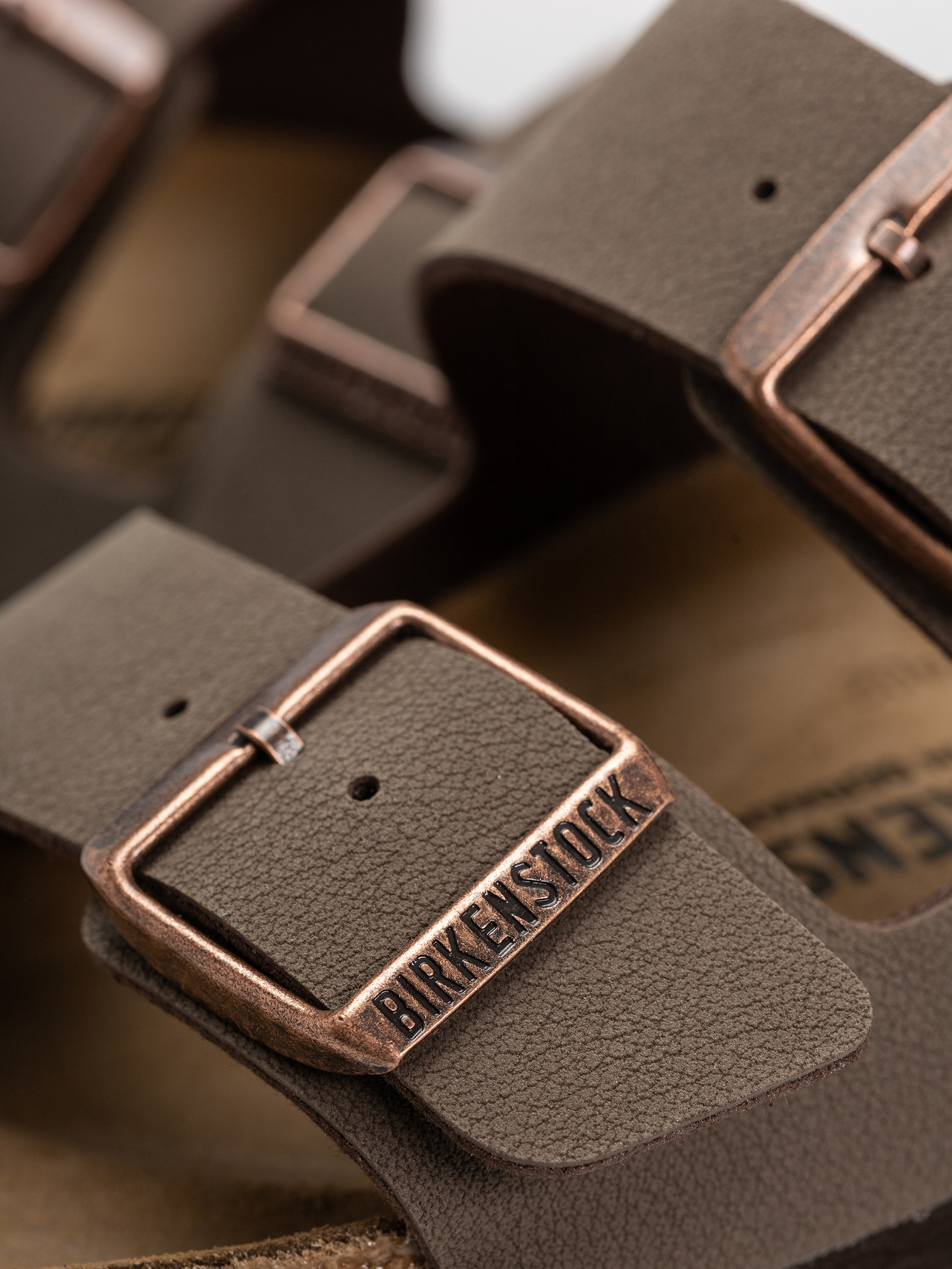 Чехли Birkenstock Arizona Birkibuc Regular (mocca)