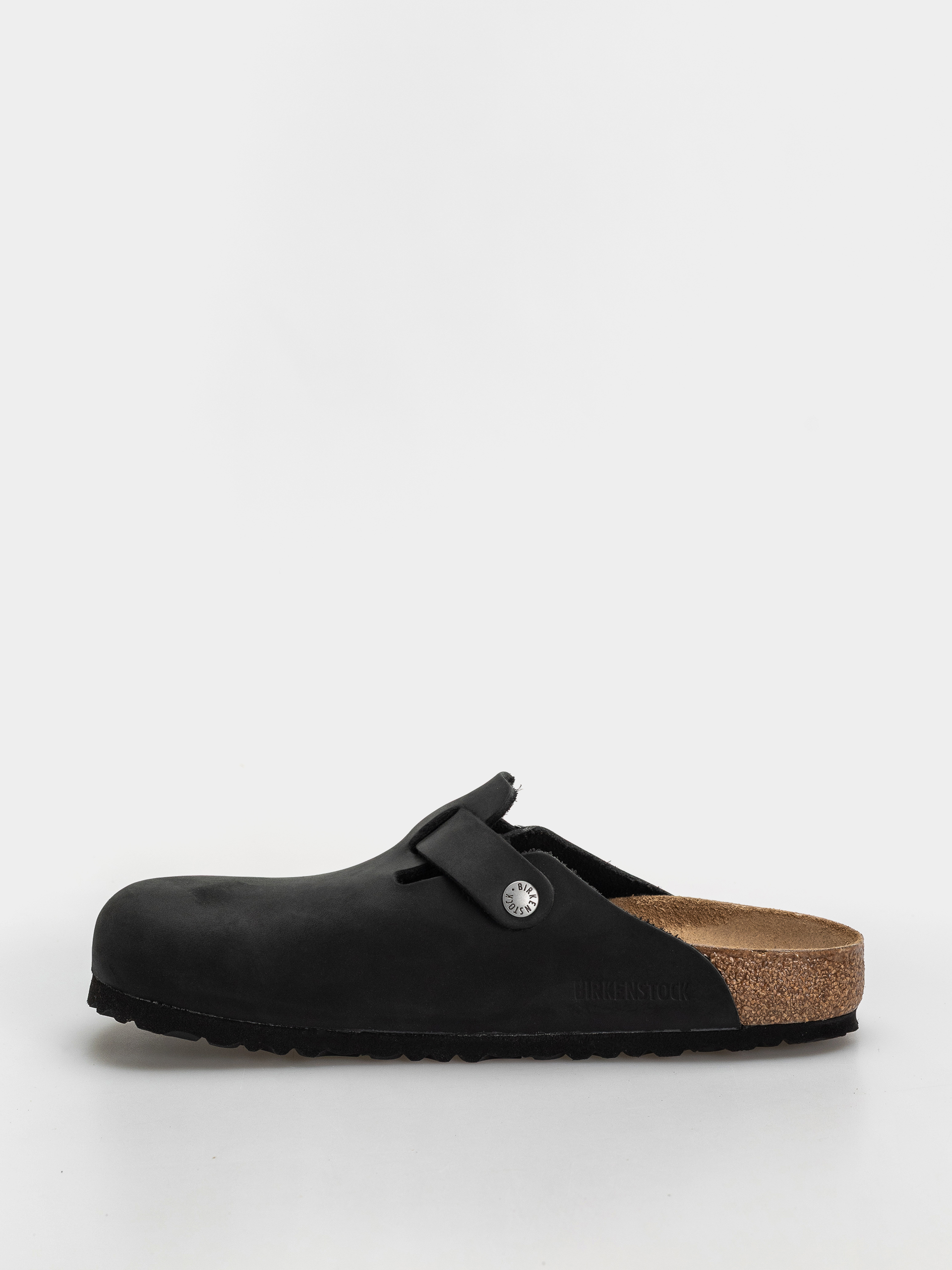 Чехли Birkenstock Boston Oiled Leather Regular (black)
