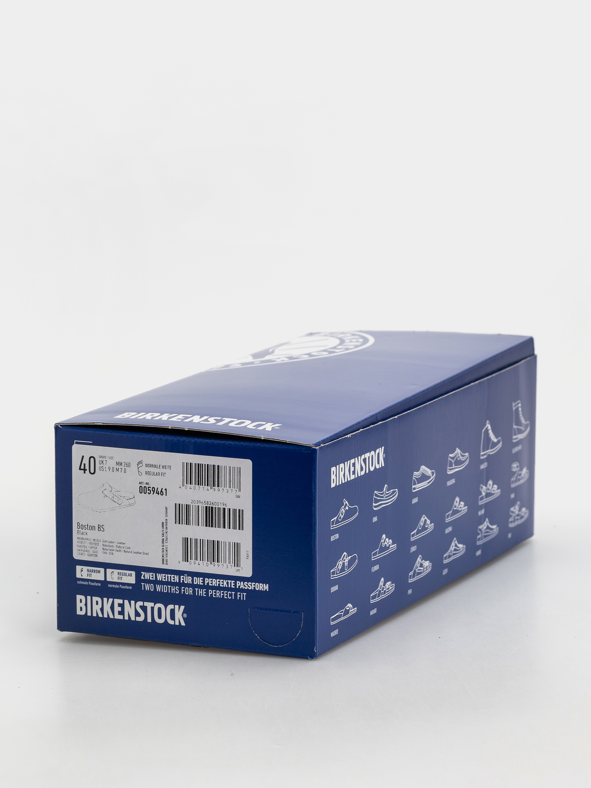 Чехли Birkenstock Boston Oiled Leather Regular (black)