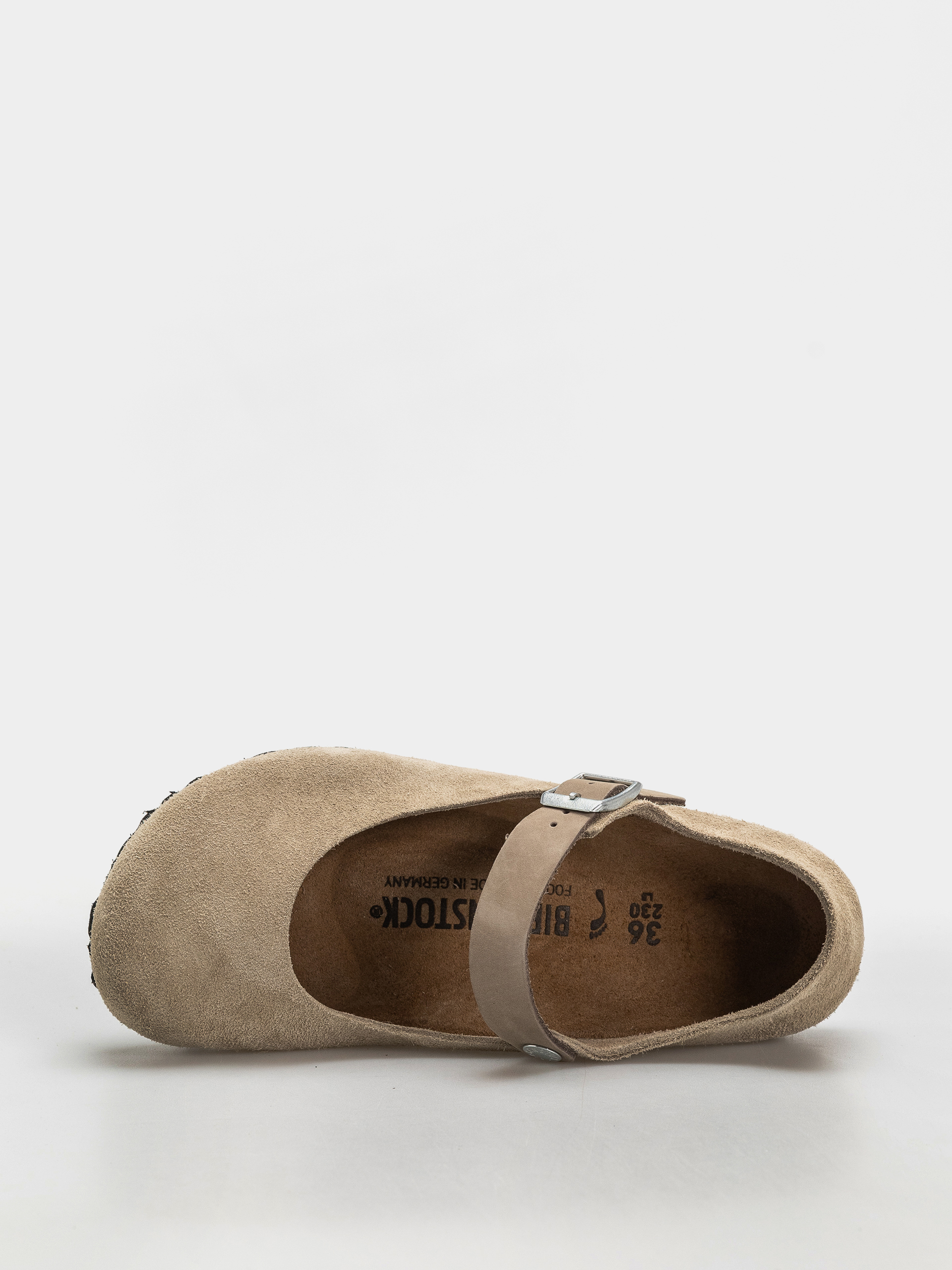 Чехли Birkenstock Mantova Suede Leather Narrow Wmn (taupe)