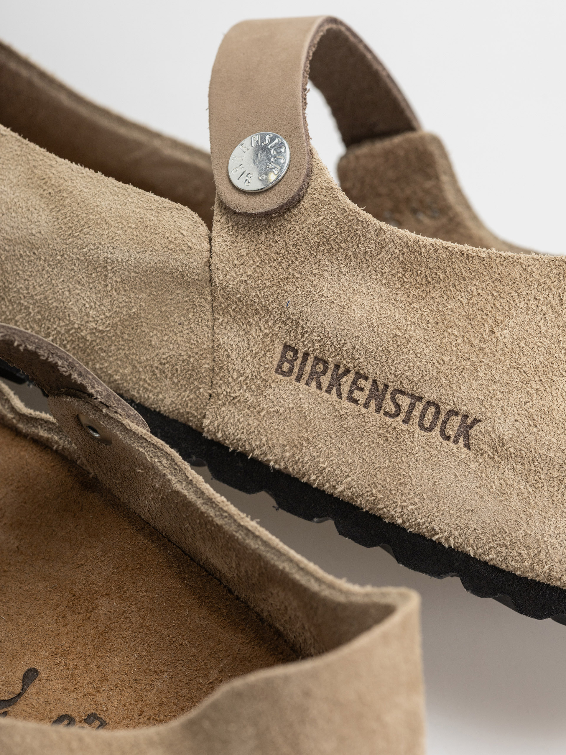 Чехли Birkenstock Mantova Suede Leather Narrow Wmn (taupe)
