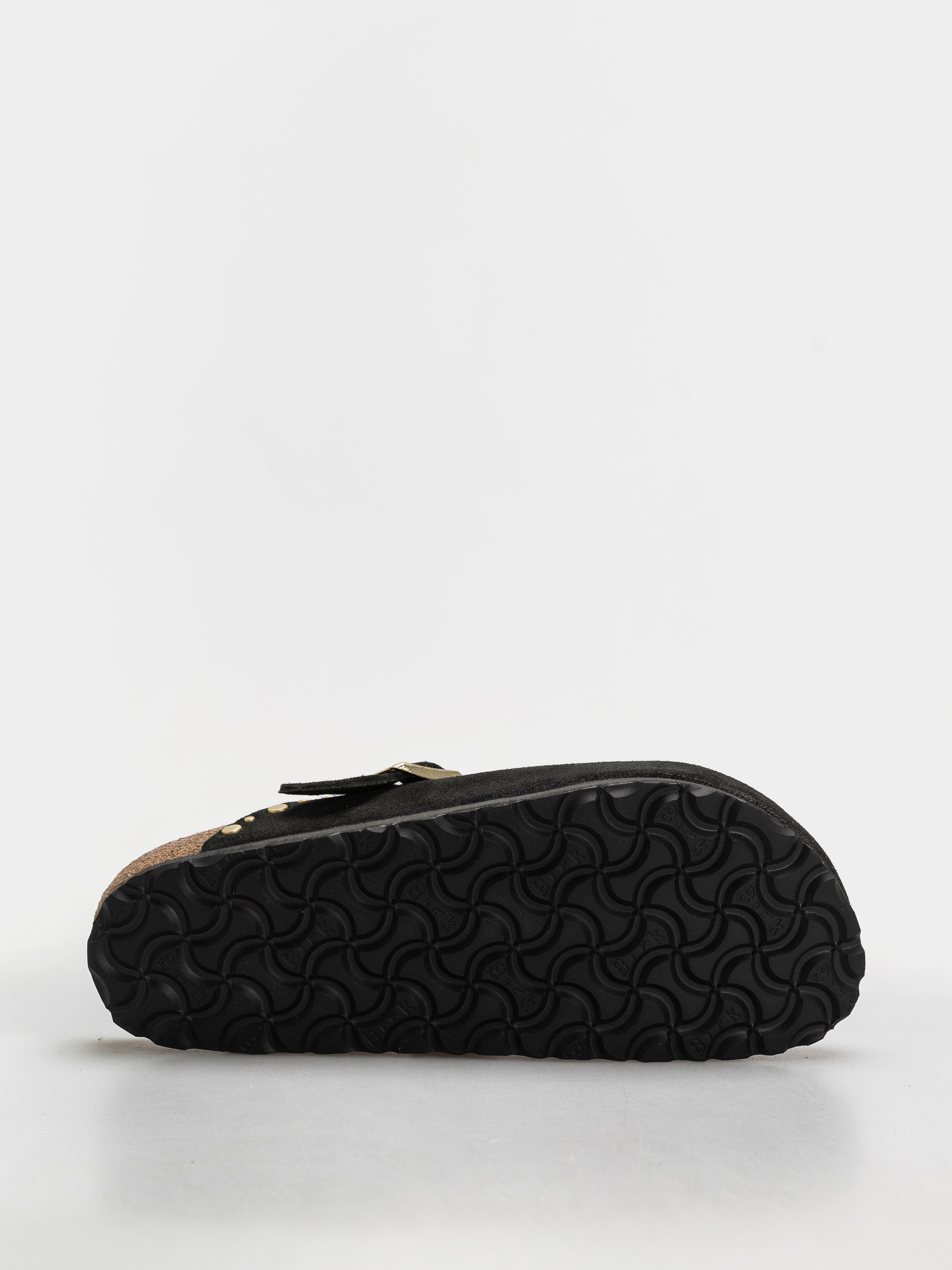 Чехли Birkenstock Boston Rivets Suede Leather Narrow Wmn (black)