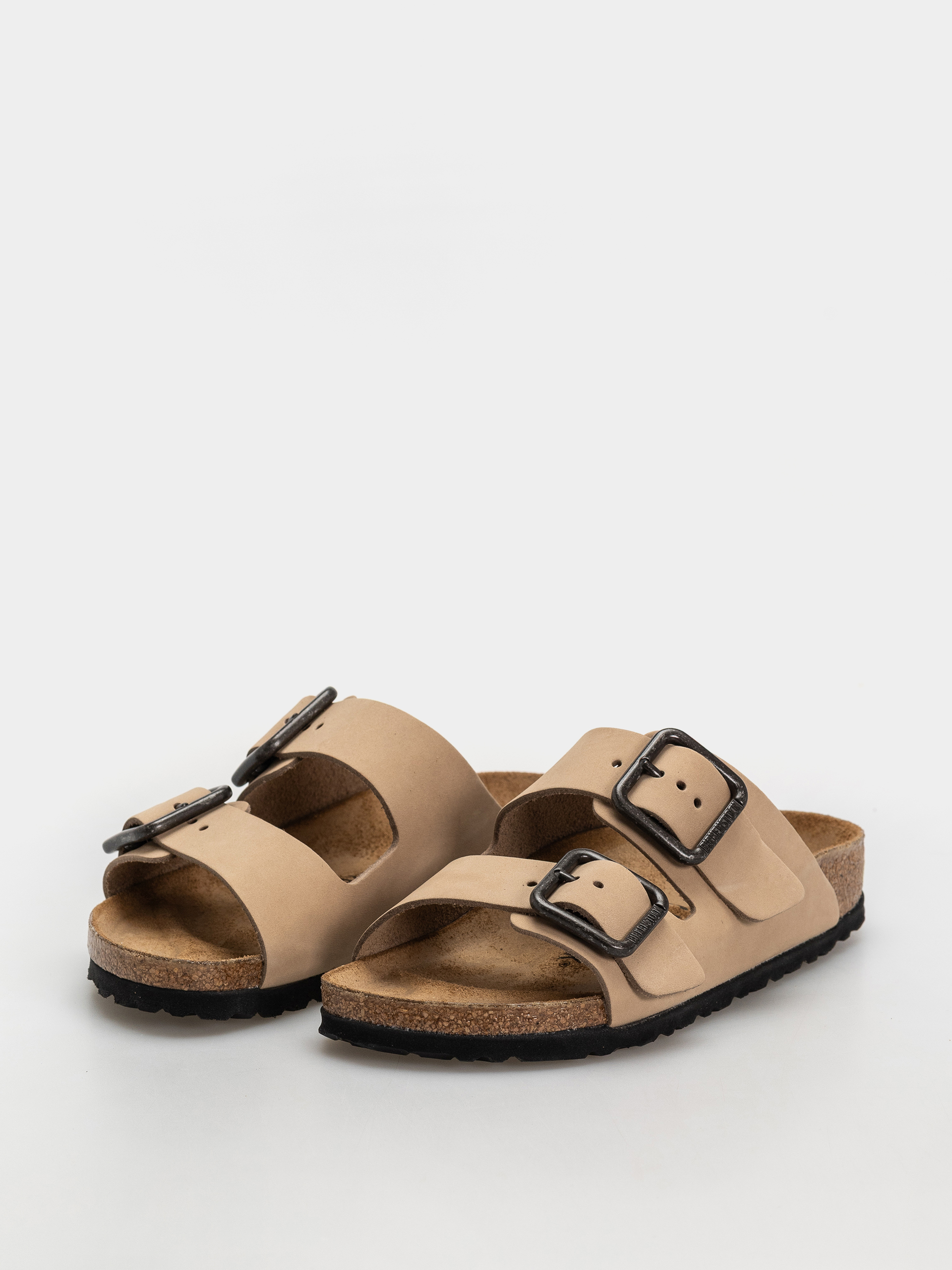 Чехли Birkenstock Arizona Wire Buckle Nubuck Leather Narrow (sandcastle)